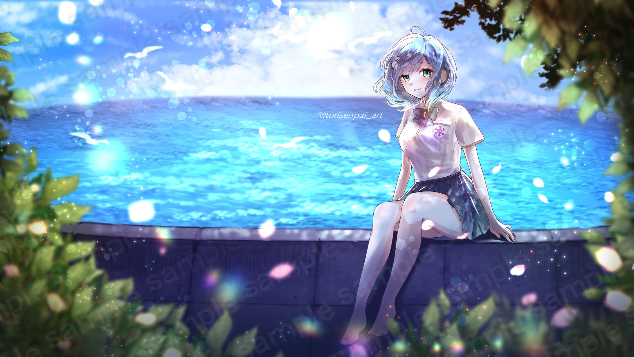 (リッチ塗り)背景付き1枚絵-1