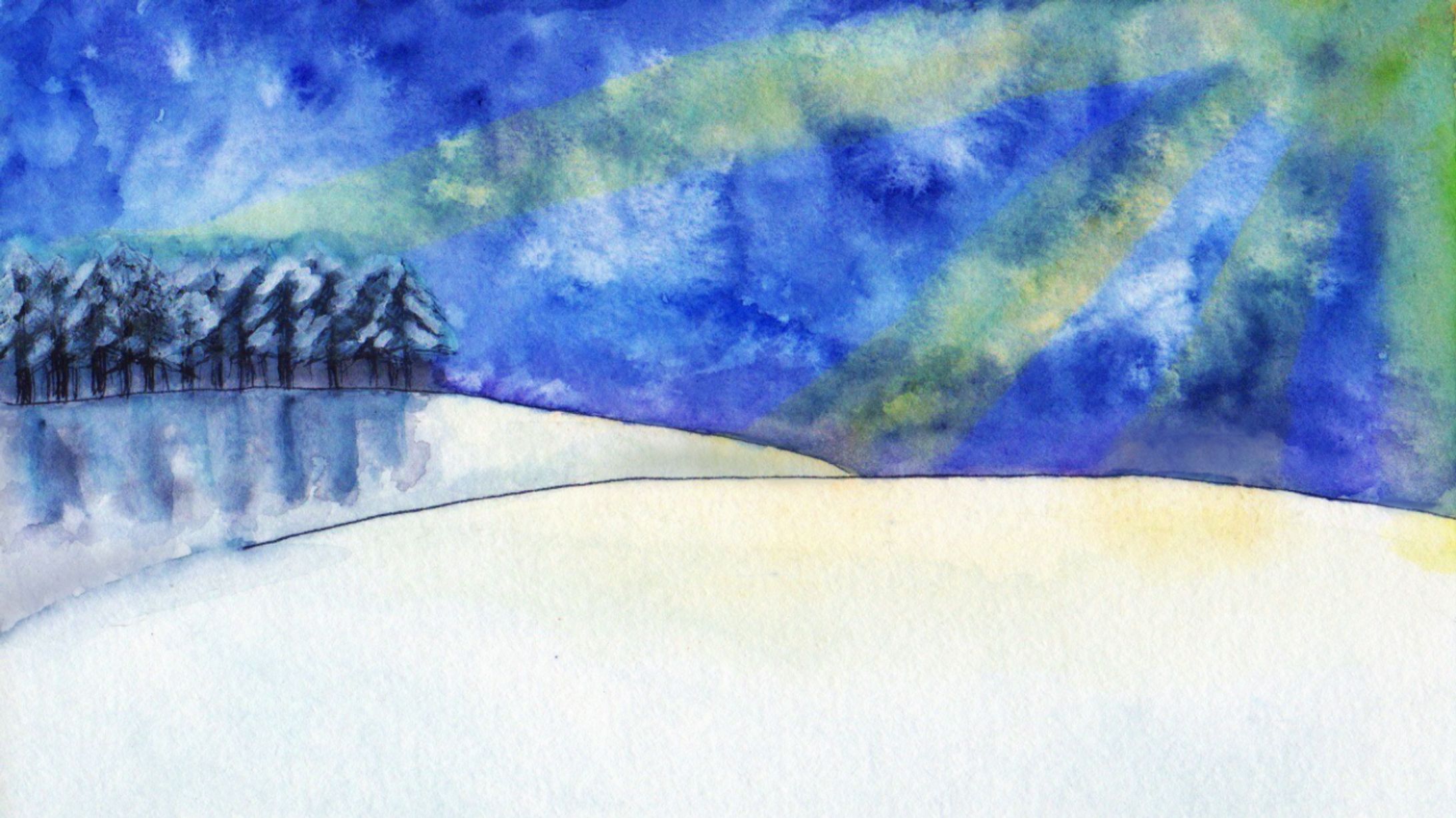 透明水彩背景イラスト-1