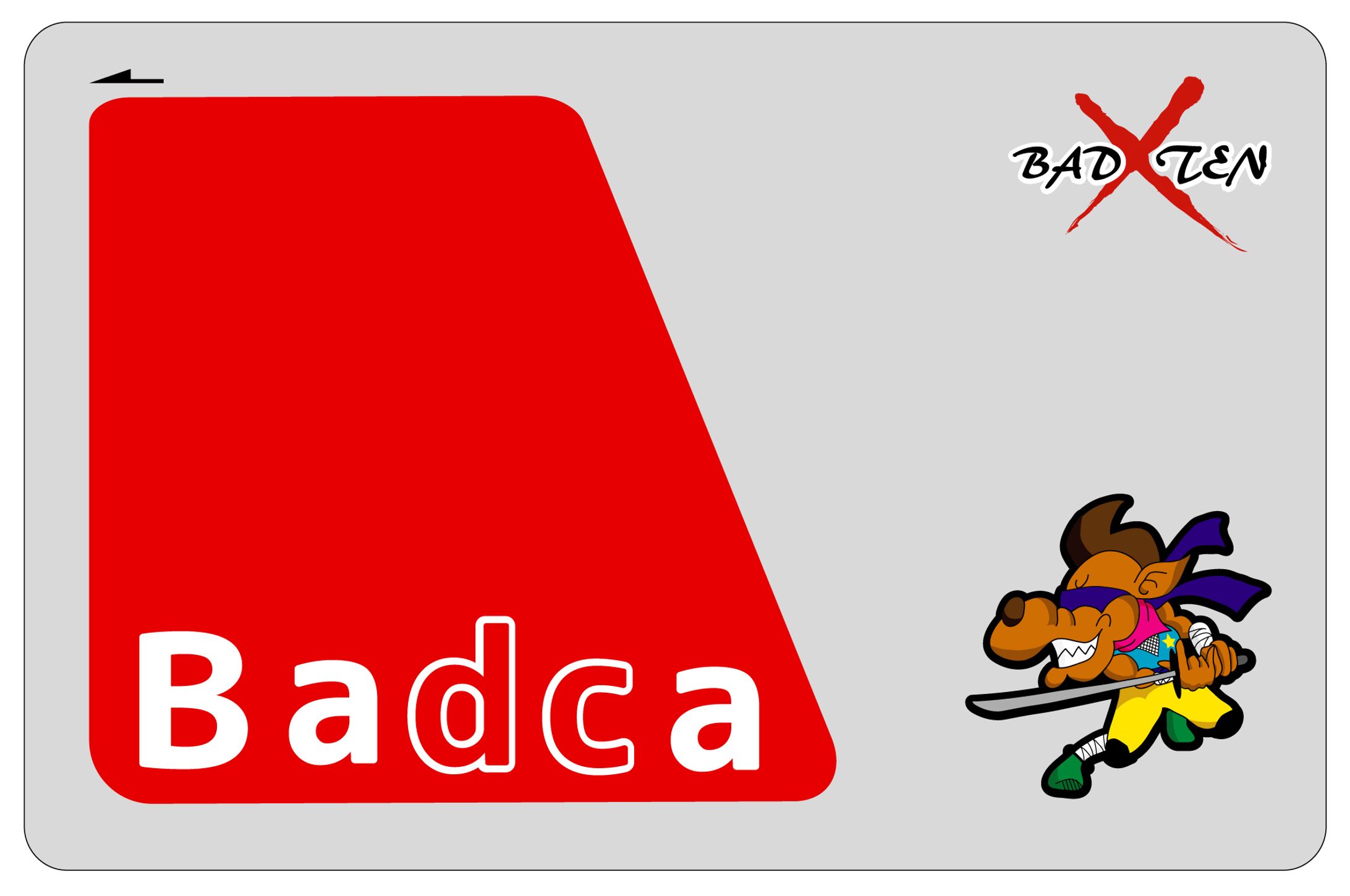 ステッカー『BAD×TEN』-1