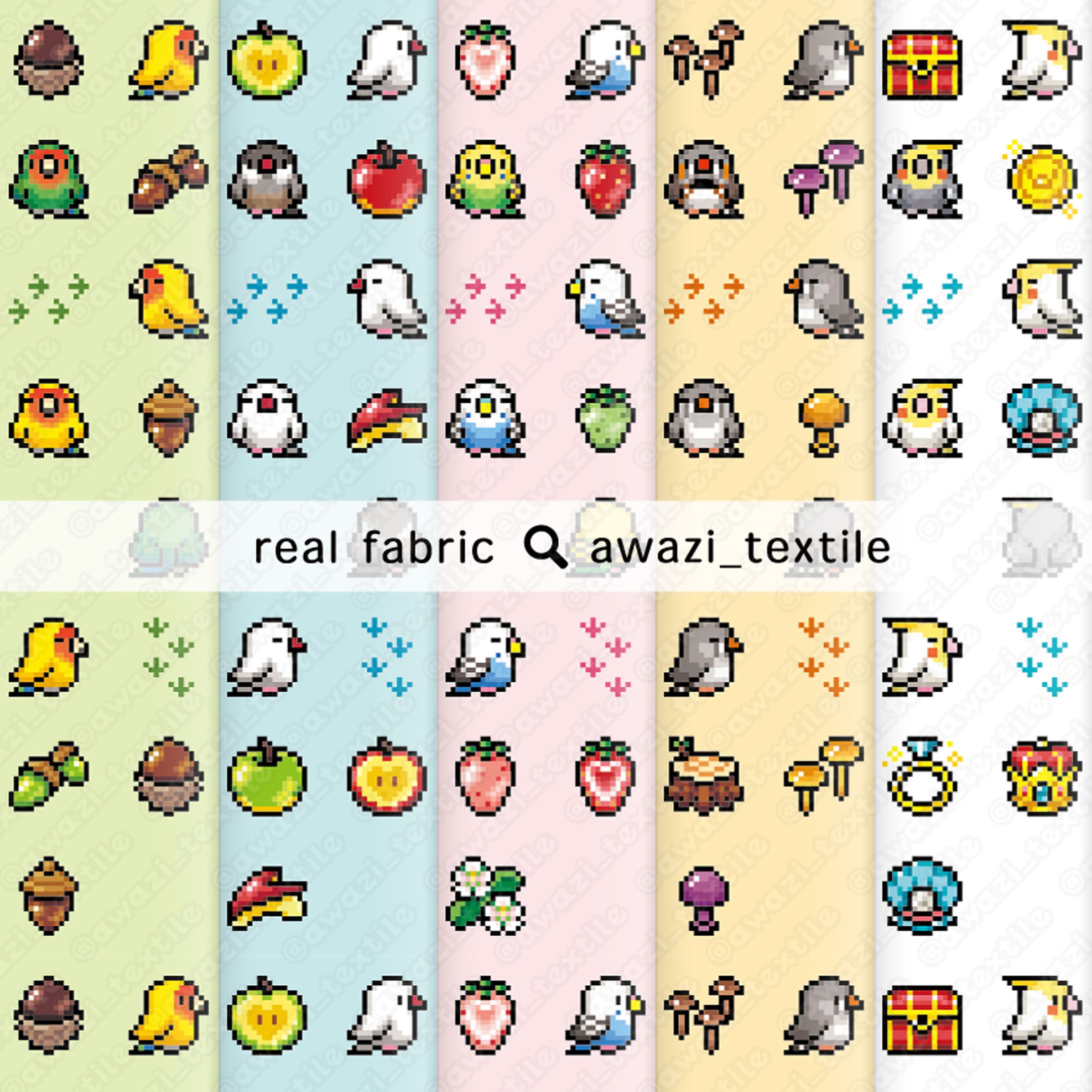 【シリーズ】小鳥といろんなドット絵-1