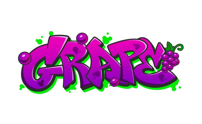グラフィティアート Grape