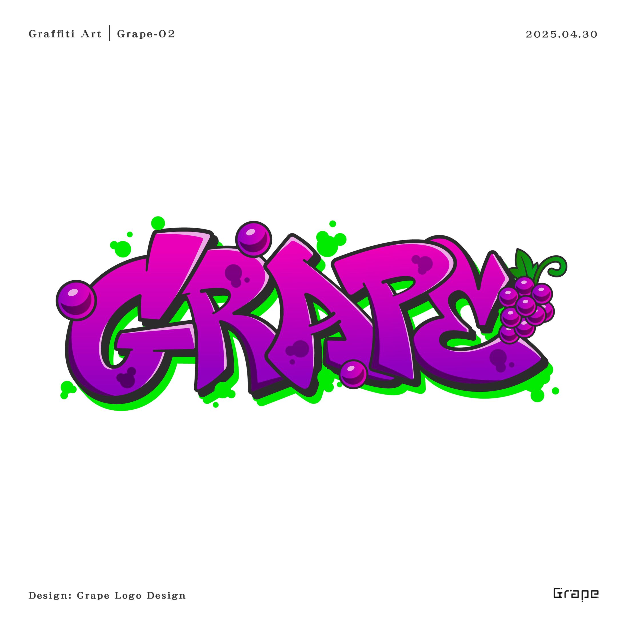 グラフィティアート Grape-1