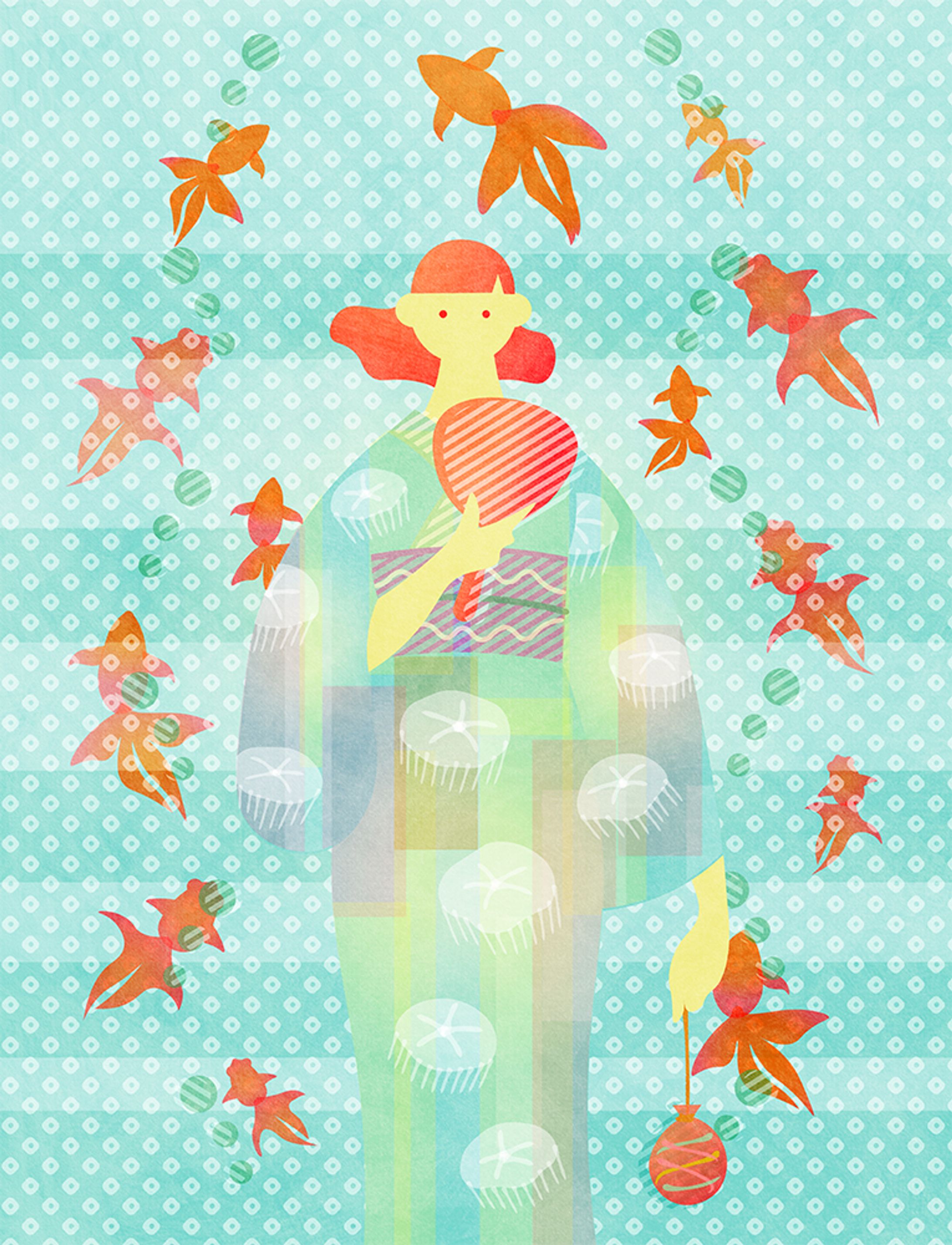 クラゲと金魚-1