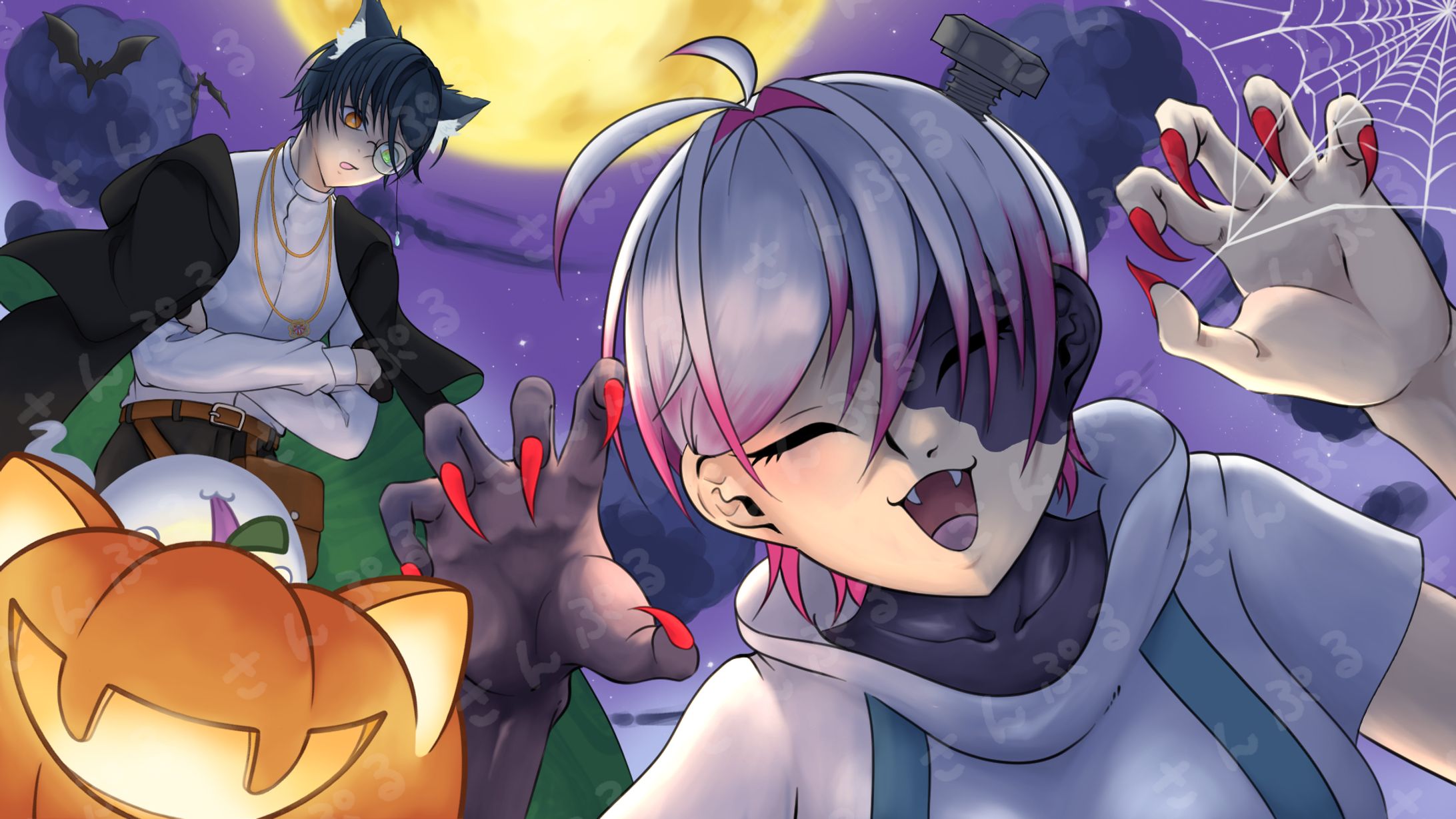 ハロウィンイラスト(1枚絵)-1