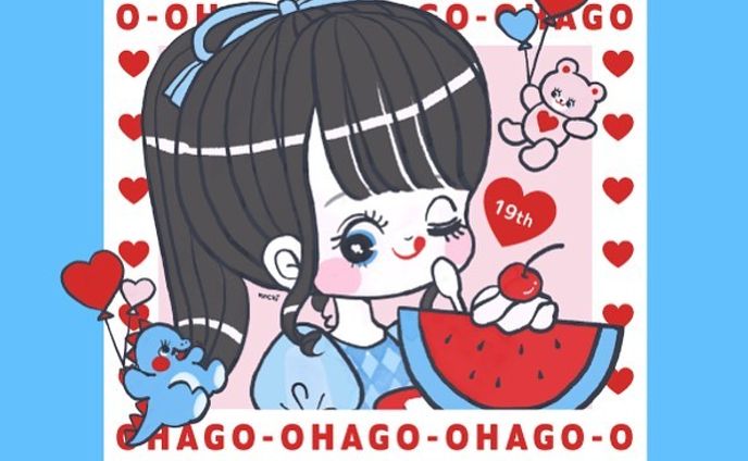 8WIZARD ／芳奈 彩さんの生誕Tシャツのイラストデザイン（2021）