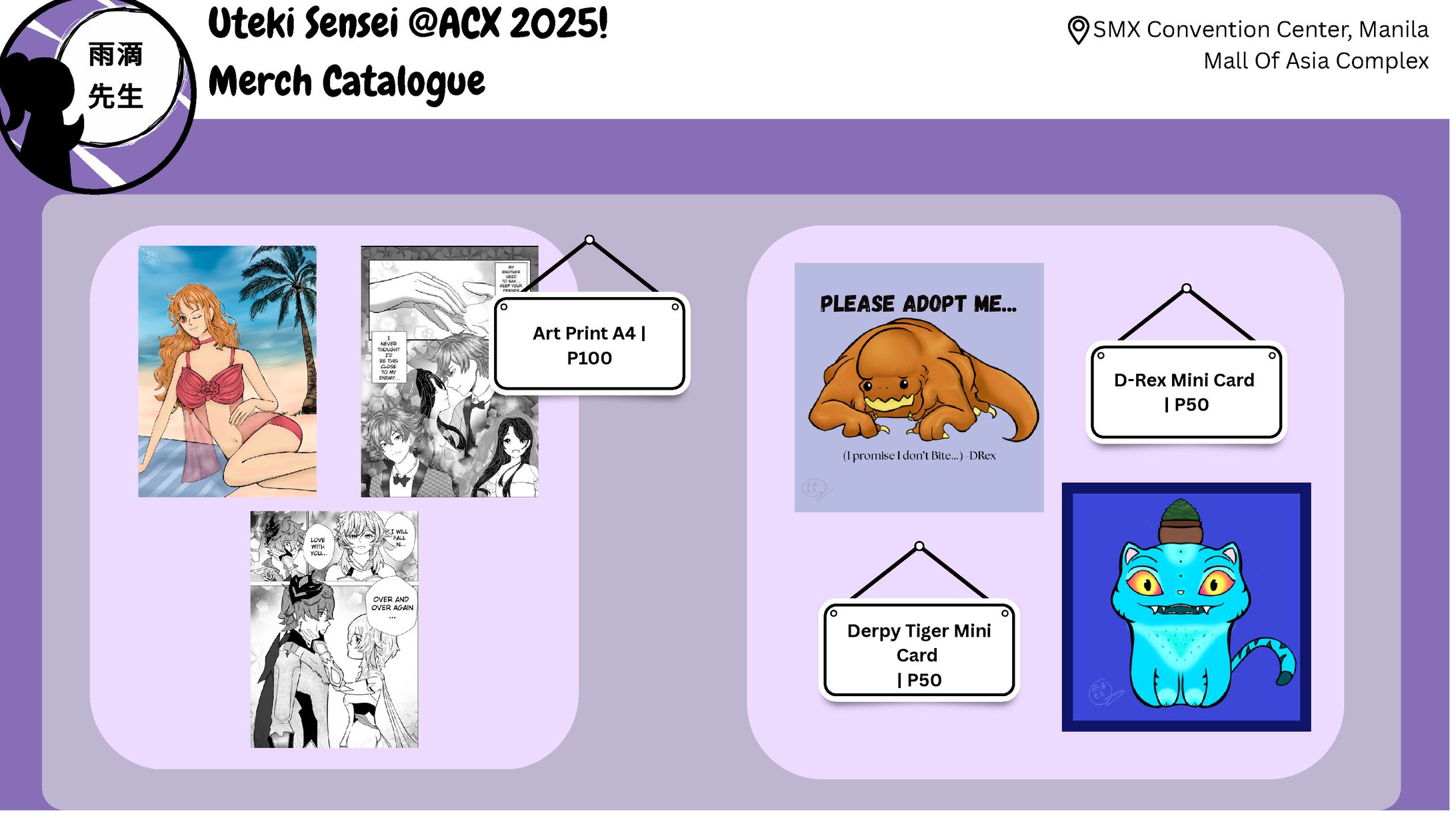 Uteki Sensei Merch Catalogue 2025 -1