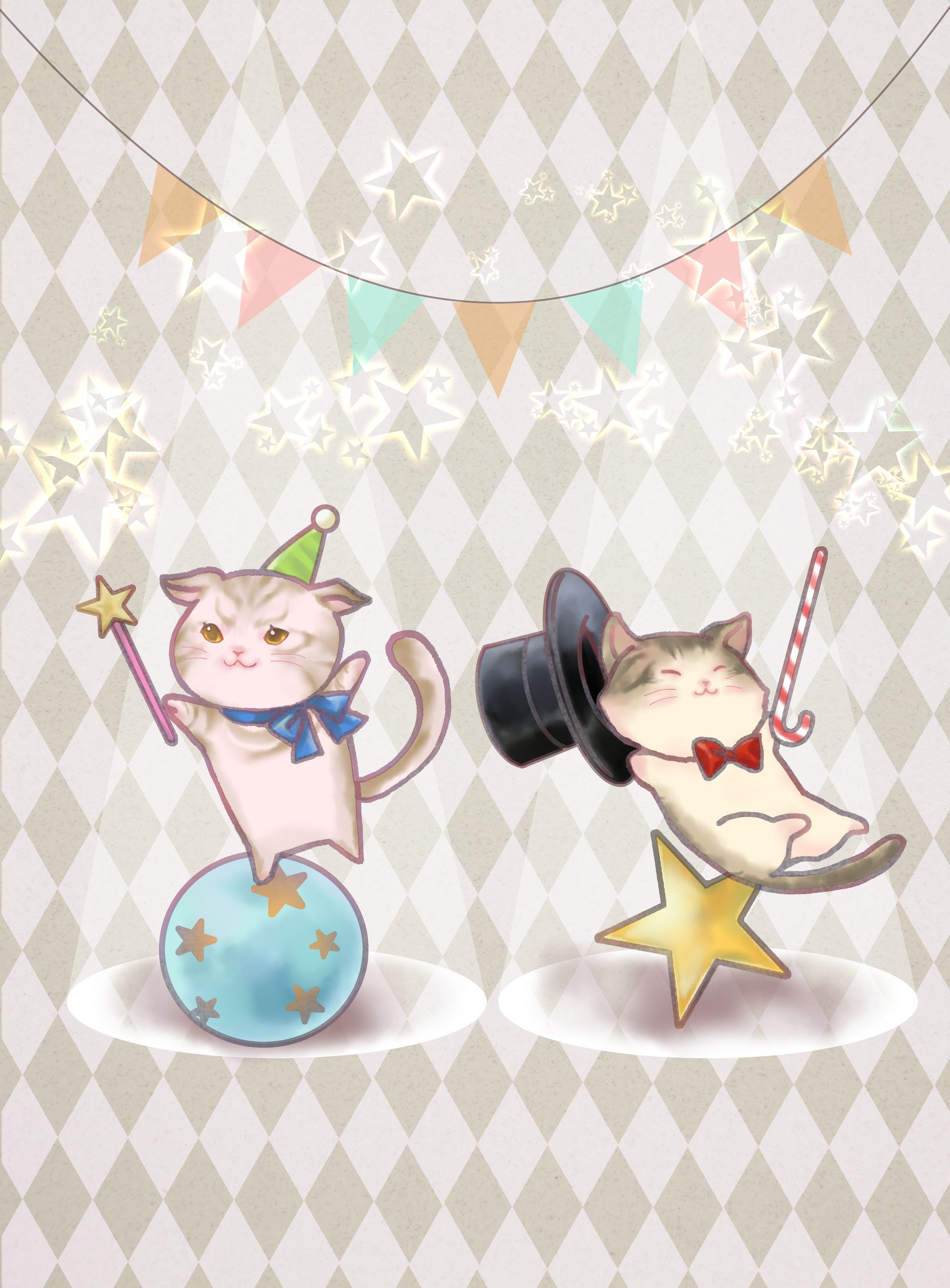 (2019年0611 6h CLIPSTUDIO)ネコのサーカス-1