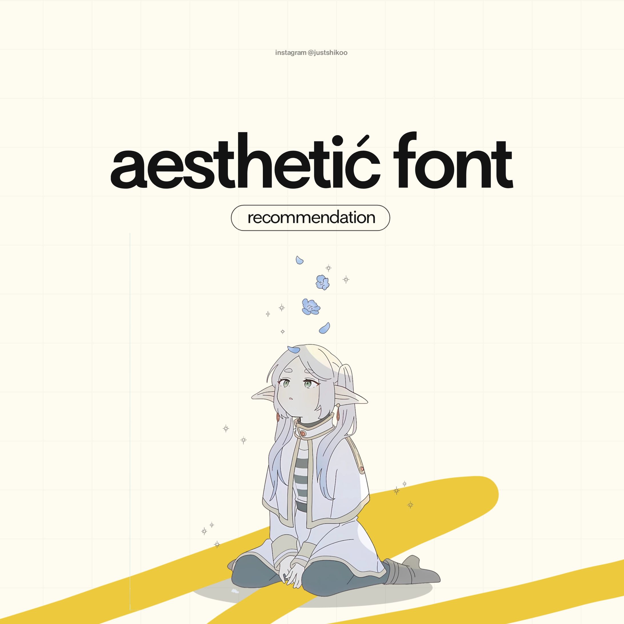Aesthetic Font (Font Sharing Content)-1