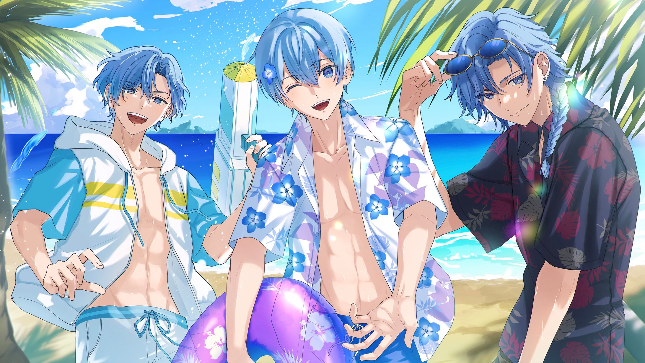 アオイカーメン様&左京様  イケナイ太陽MVイラスト-1