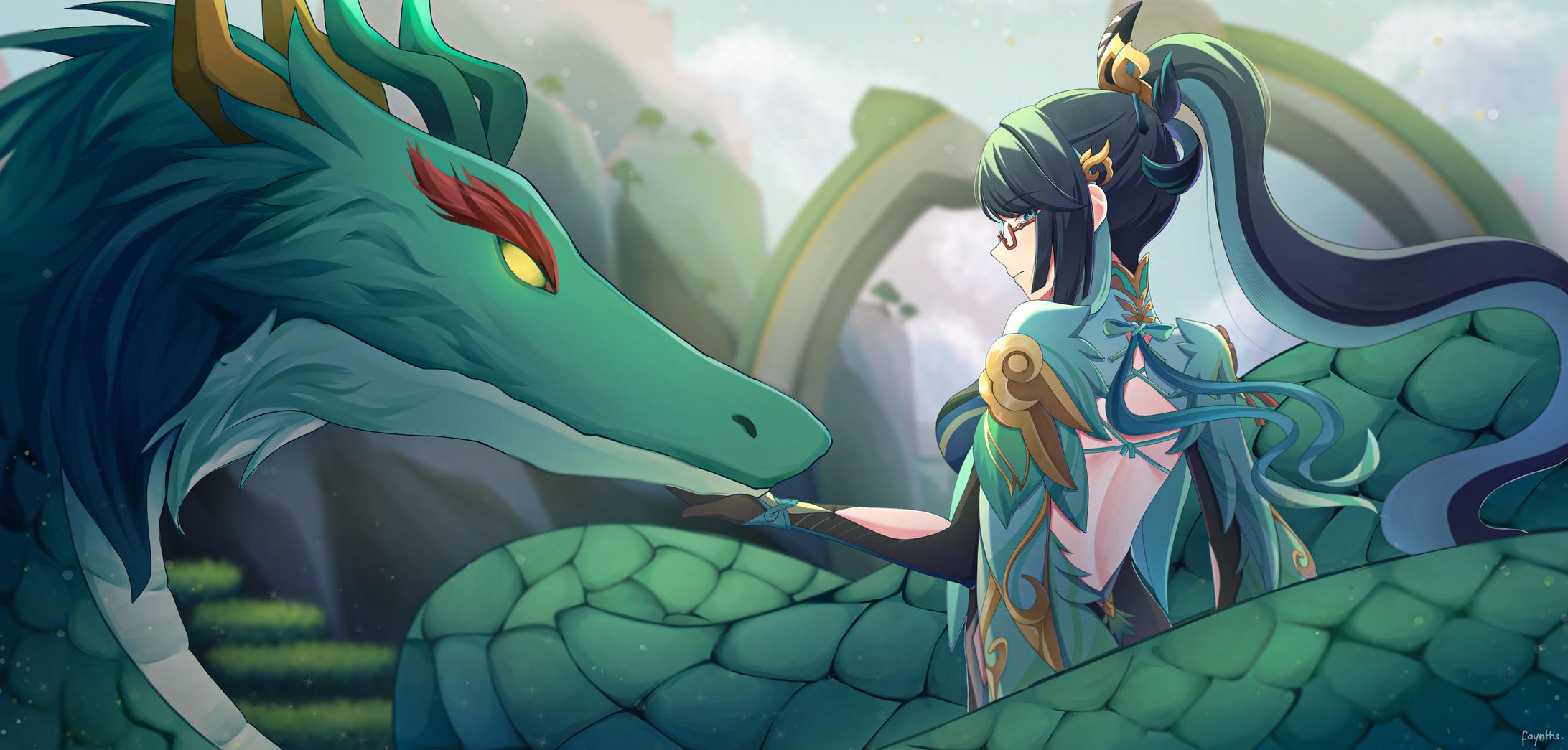 Genshin Impact Xianyun Fanart-1