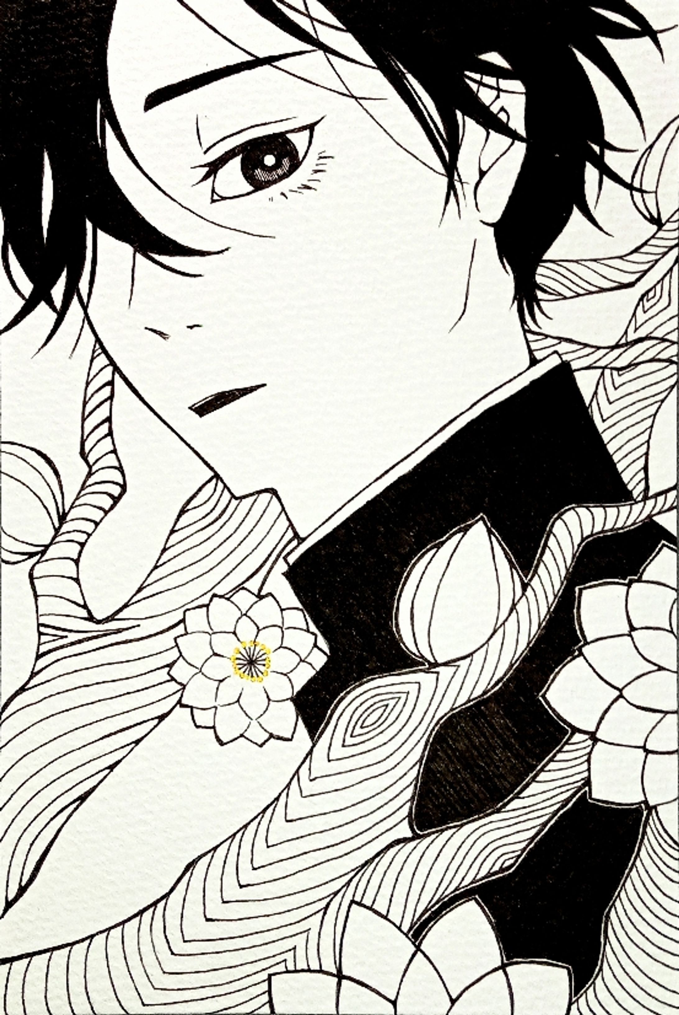 花と少年-1