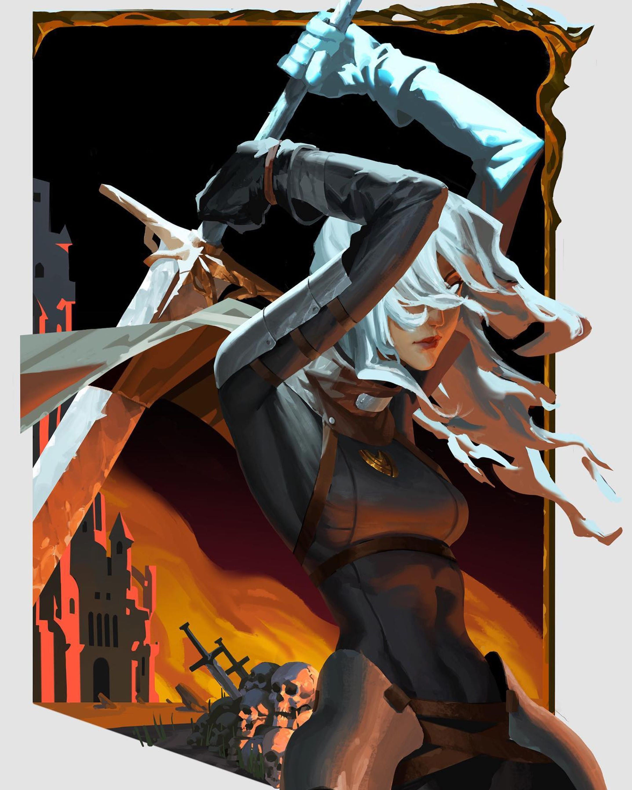 Fighter of The First
Check here for better resolution 🙆🏼‍♂️:

"Fighter of The First" by Nard. H https://www.artstation.com/artwork/o23Y34
#digitalpainting #conceptart #illustration #medieval #warrior #artist-1