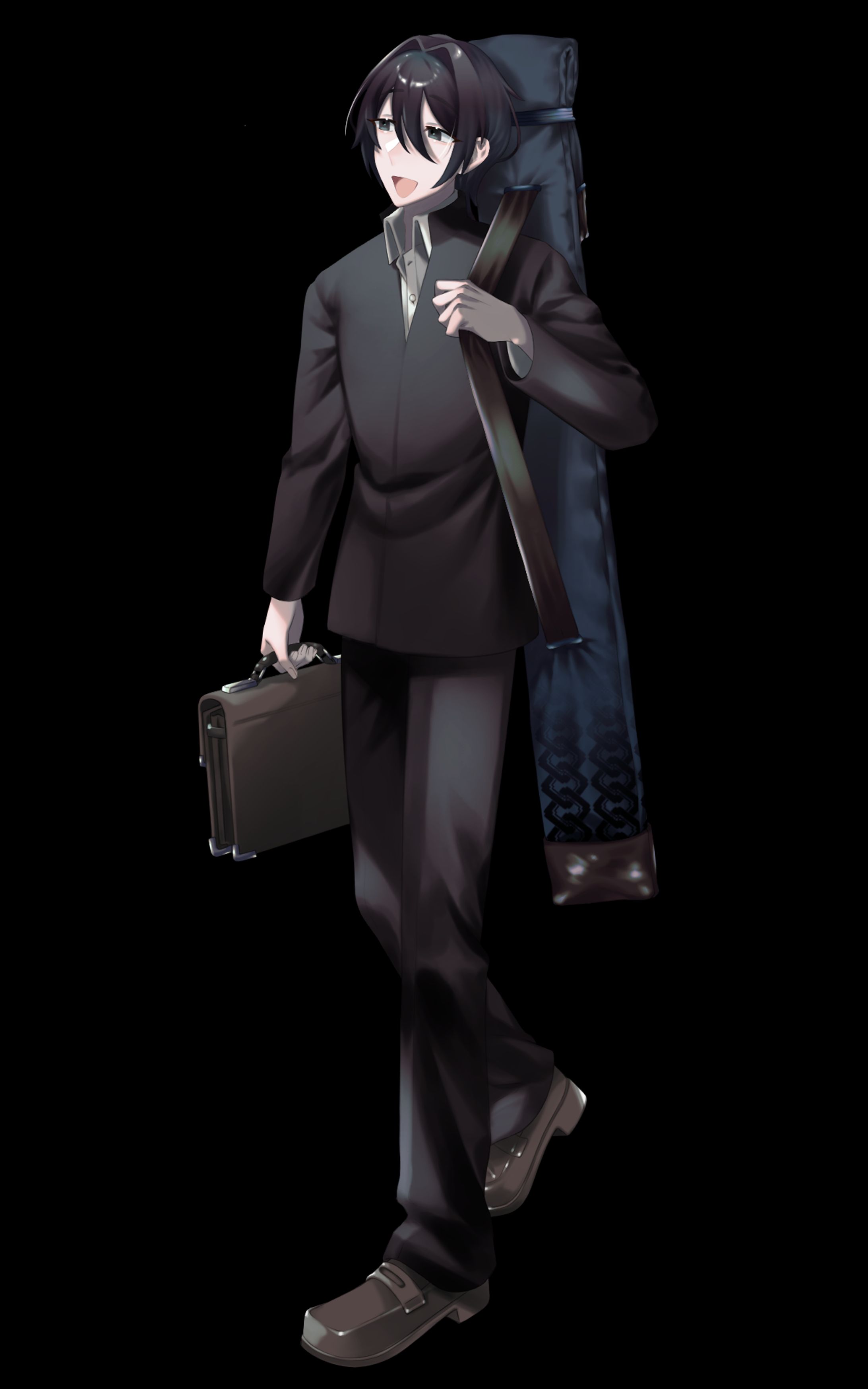 男子高校生立ち絵イラスト