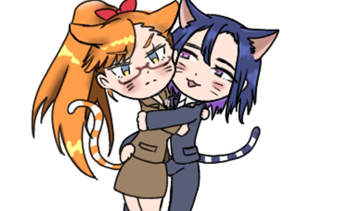 大学生、百合