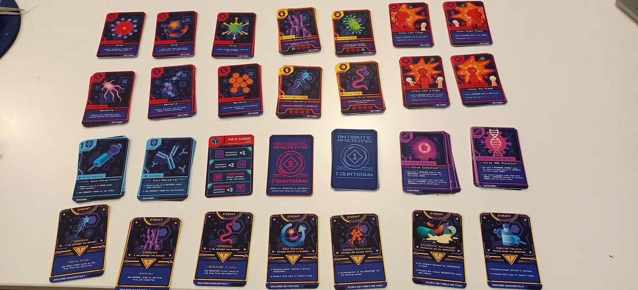 Card Game: Deadly Microbes-1