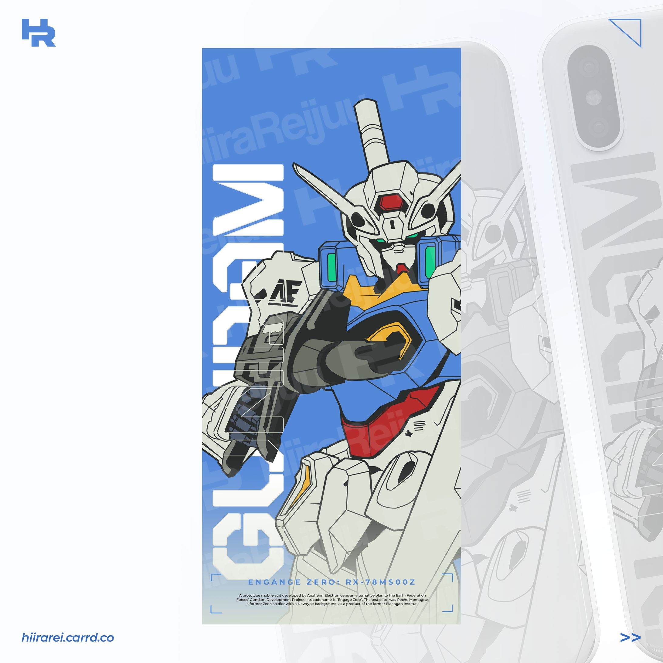 [Phone Case Design] - Engange Zero Gundam-1