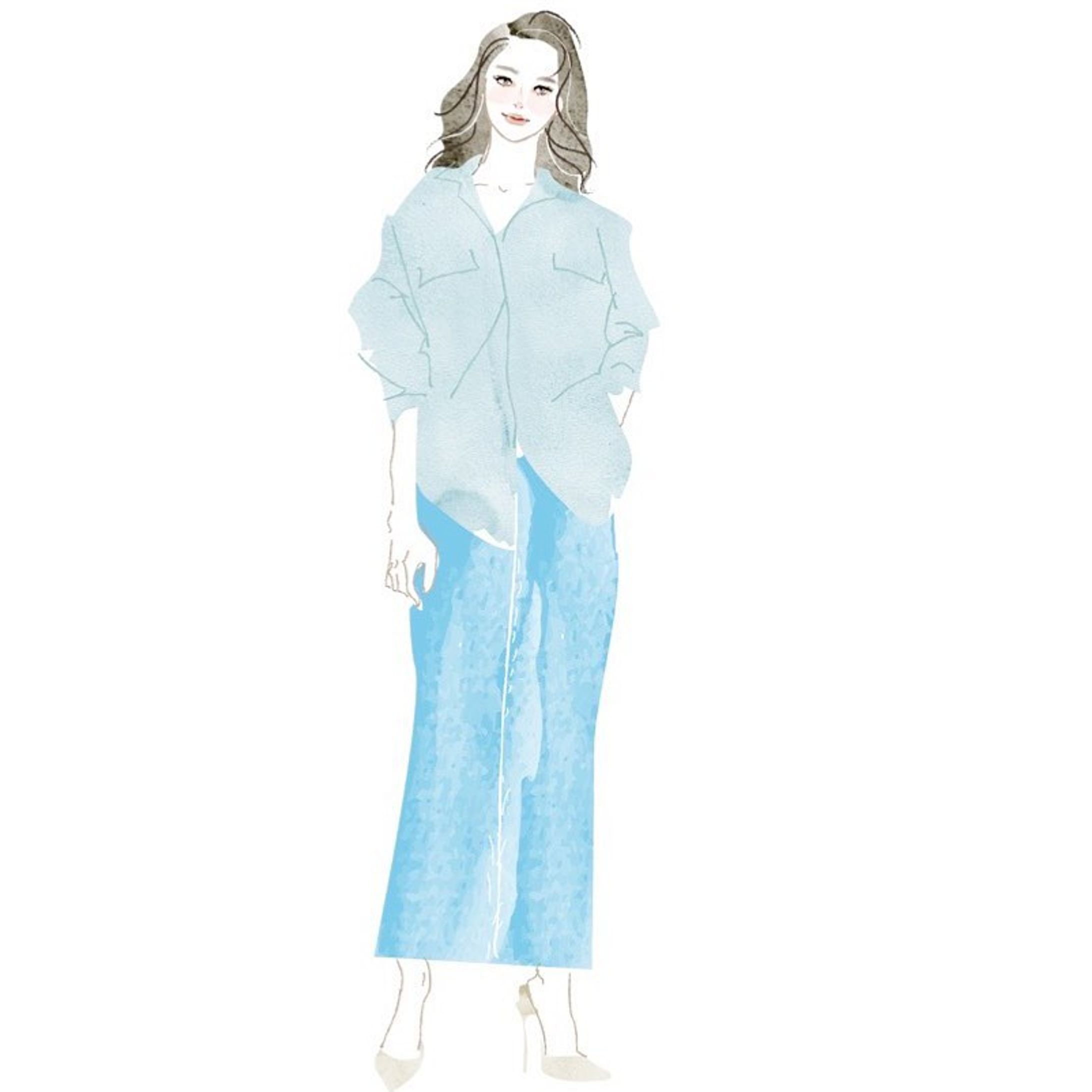 名古屋タカシマヤ Love♡DENIM
タッチパネル診断用イラストver.1→swipe

#顔タイプ診断
＃骨格診断-1