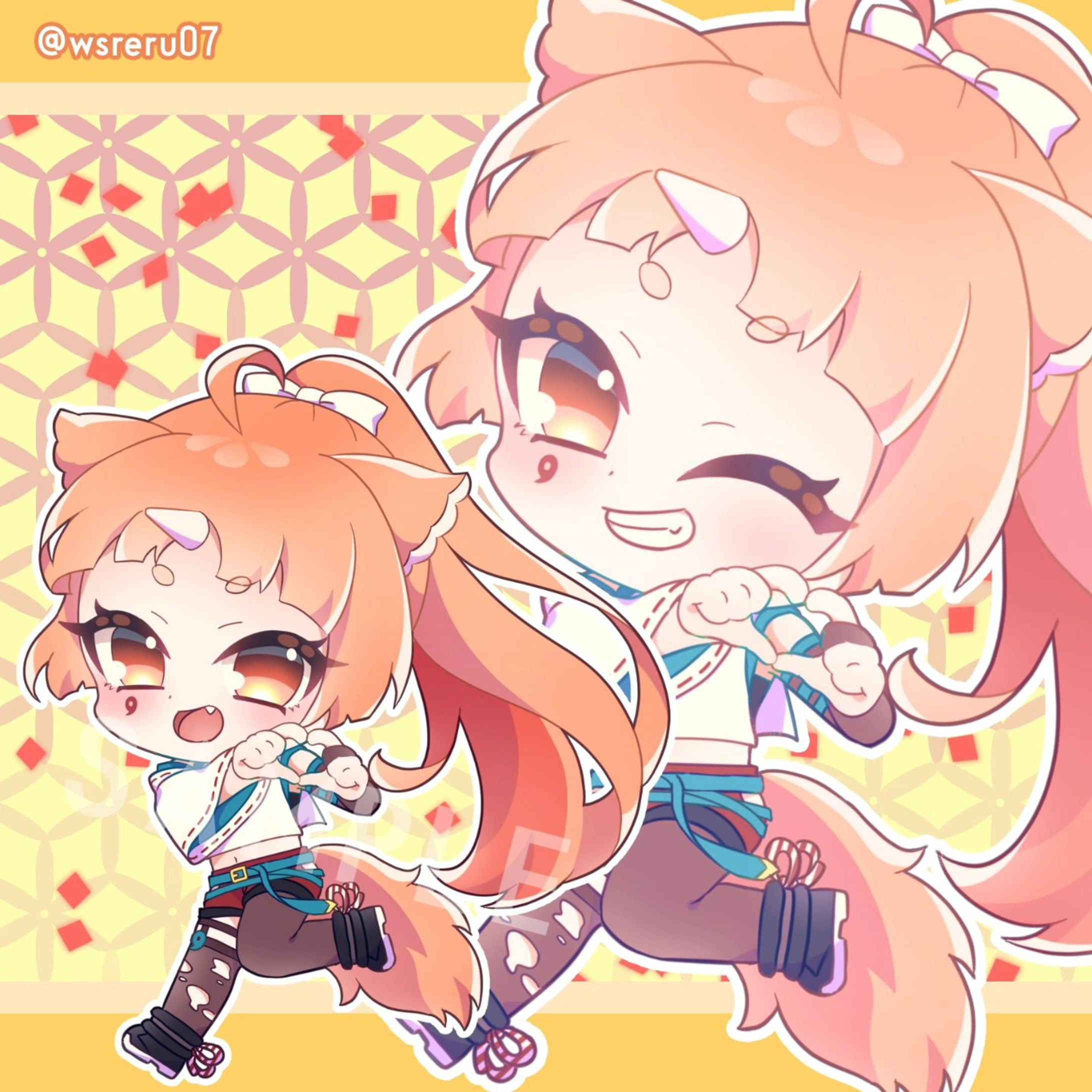 Commission🎉🌟
ありがとうございました☺️🌷

ご依頼はX DMまで
わすれる(@wsreru07)

#illustration
#sdキャラ 
#ミニキャラ 
#イラスト依頼 
#vtuber #iriam 
#vライバー-1