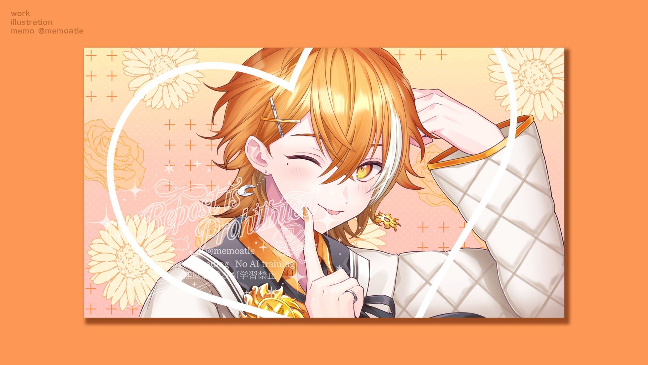 【work】FouRTe Project：朔楽はるひ様：歌ってみた動画イラスト-1