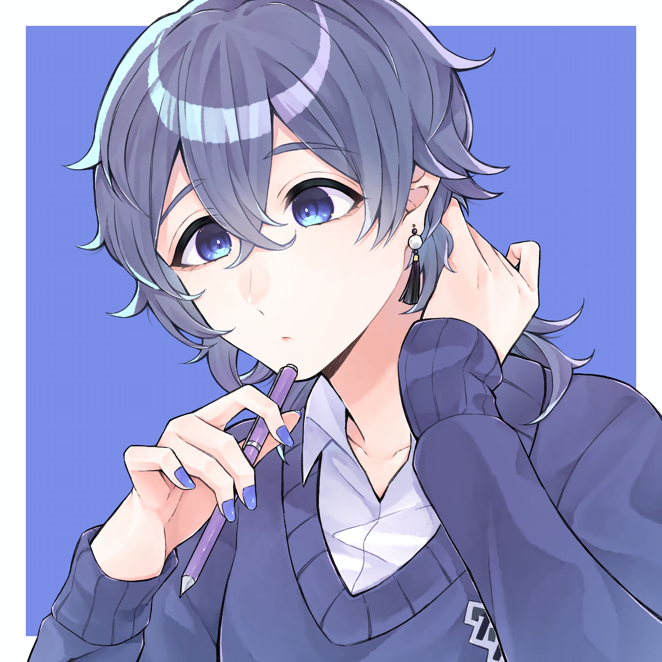 蓮水瑠依さんのアイコンイラスト-1