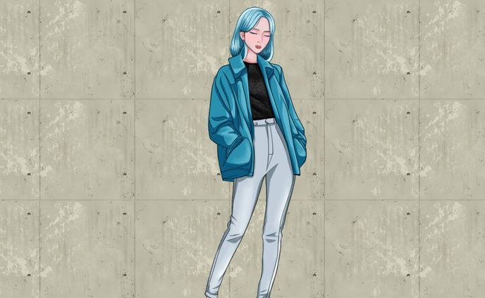 女性立ち絵