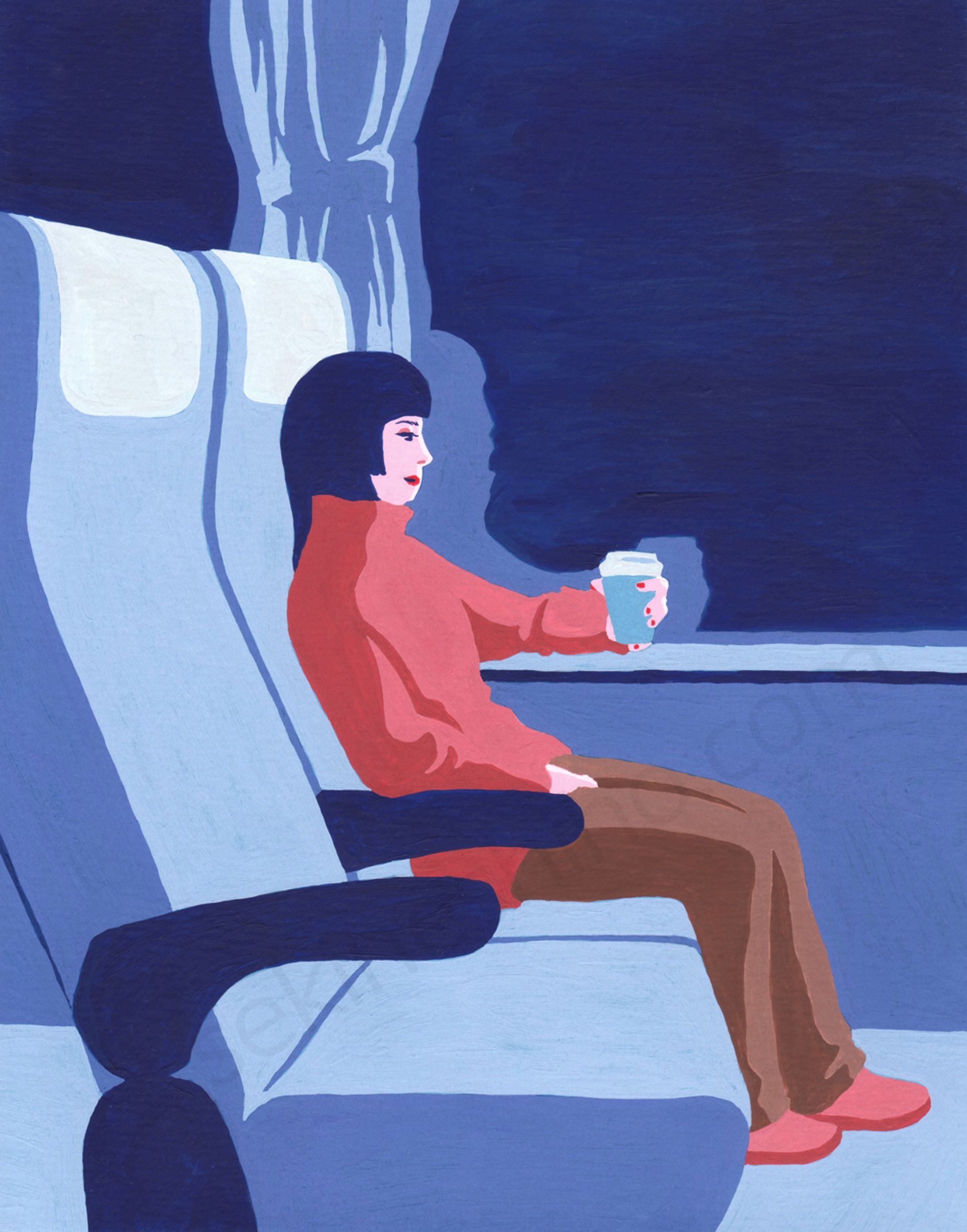 『夜の車窓』-1