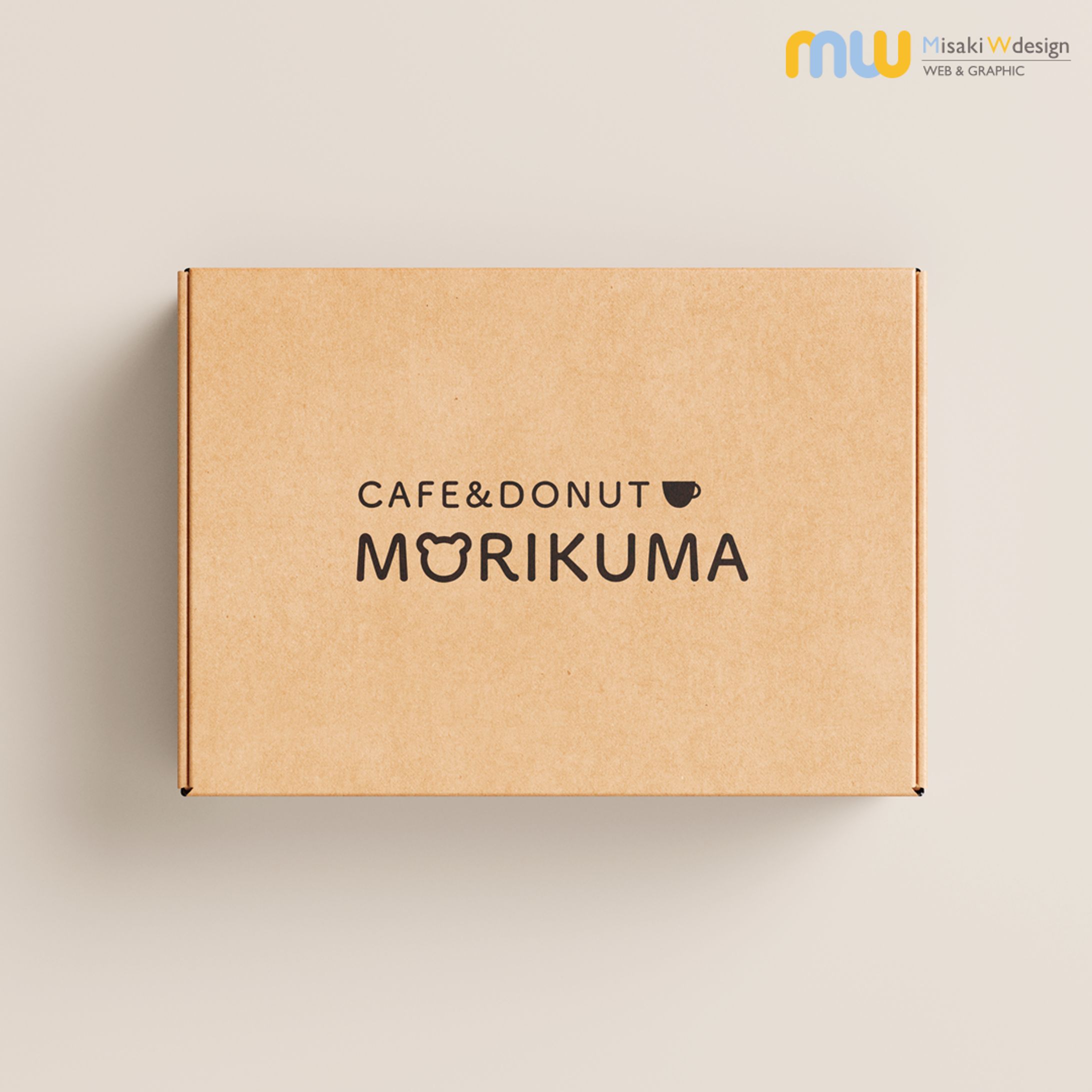 【制作実績】ドーナツカフェロゴデザイン-1