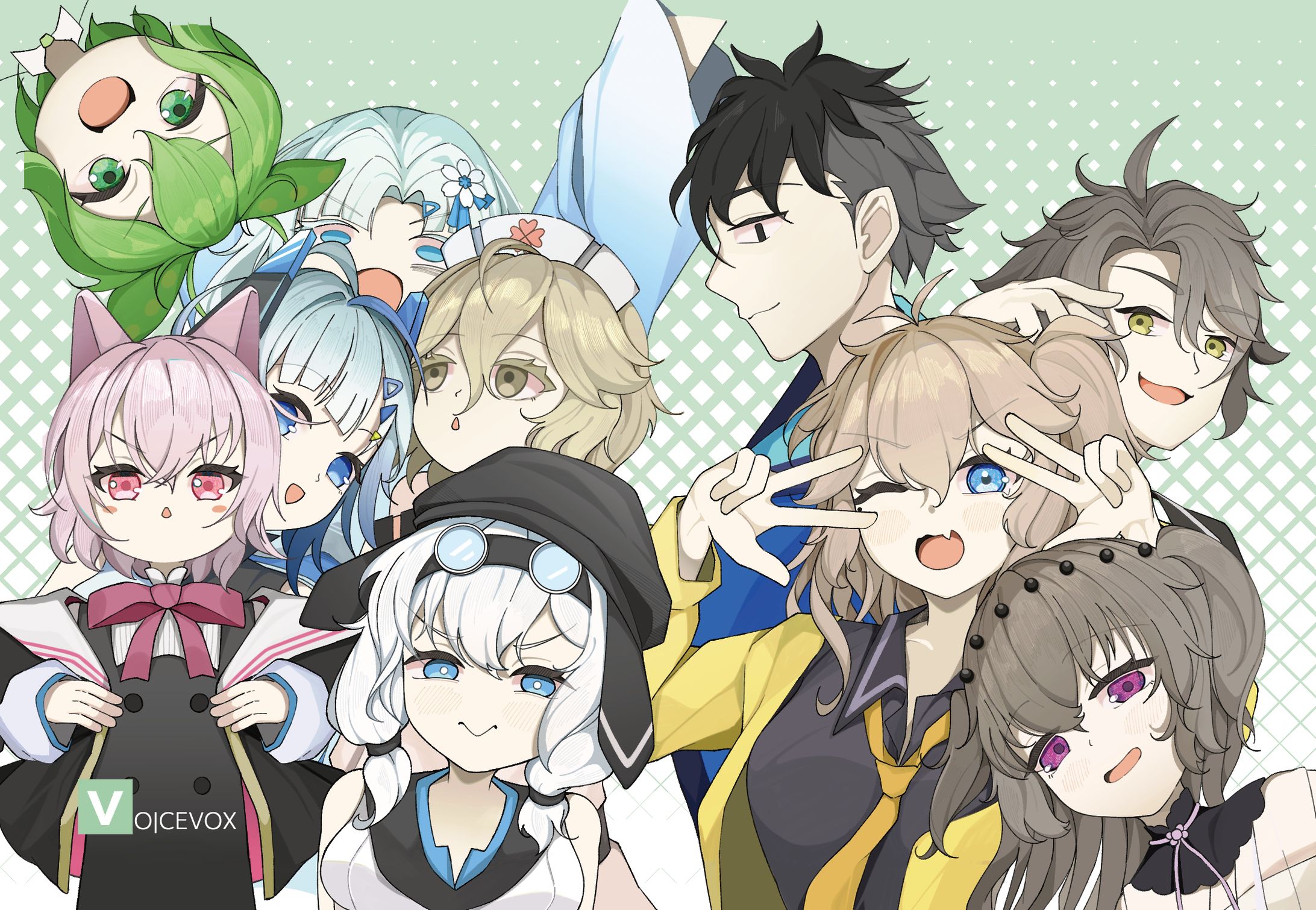 【二次創作/Fantic】VOICEVOXグッズ用イラスト-1