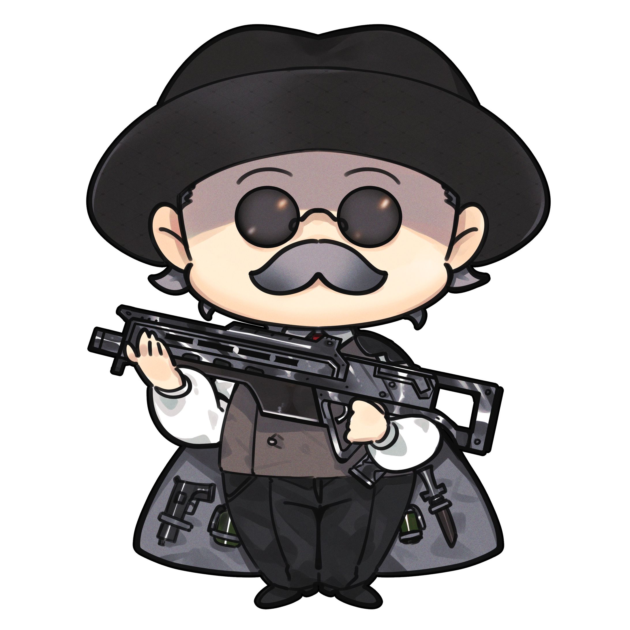 【イラスト制作】おしゃとら様　キャラクターデザイン・イラスト-1