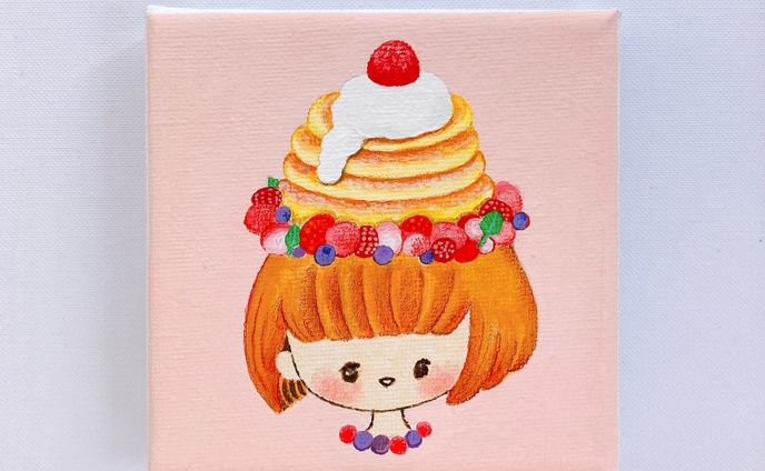 たべもの似顔絵