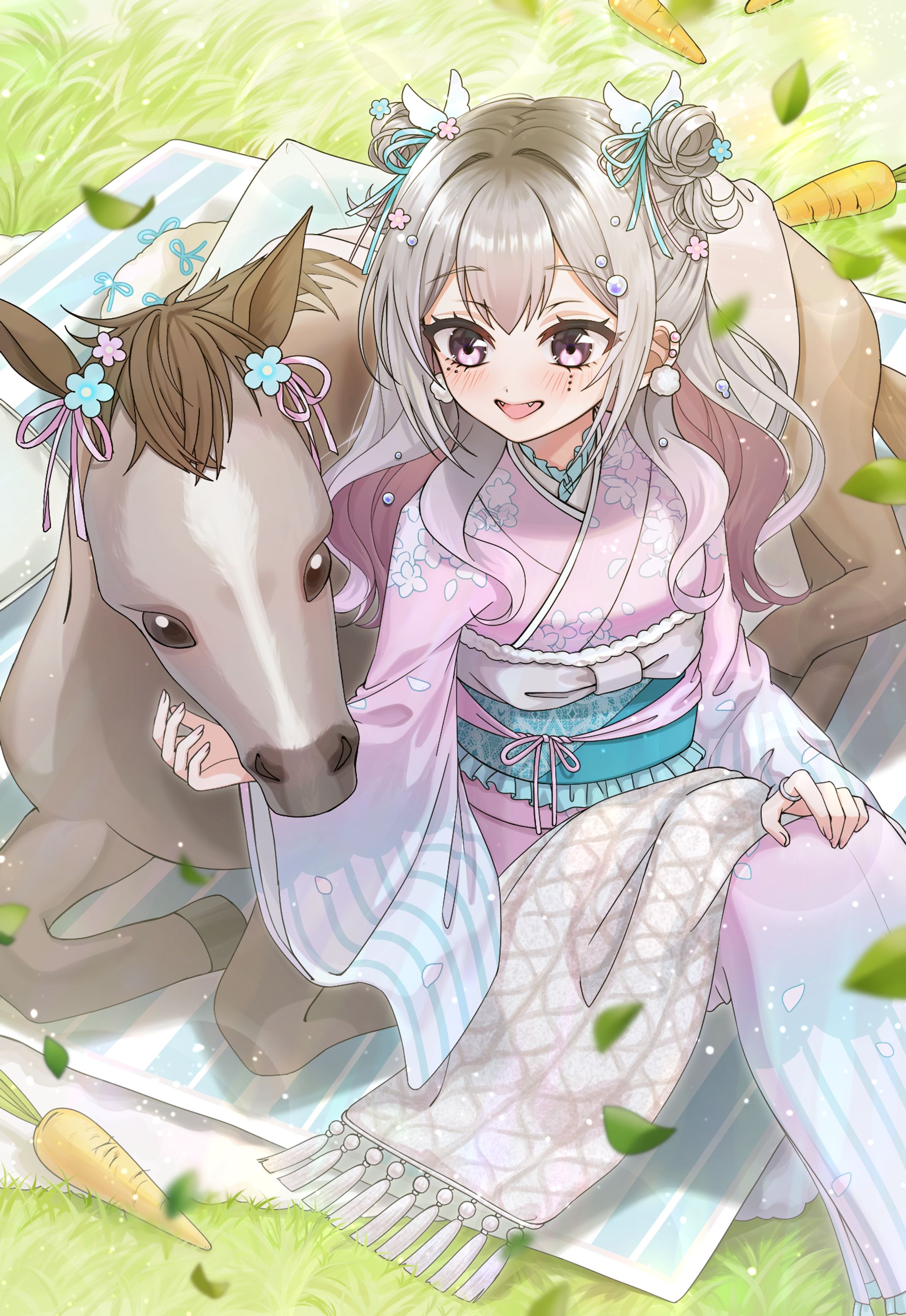 葵巴あわり　年賀状イラスト②-1