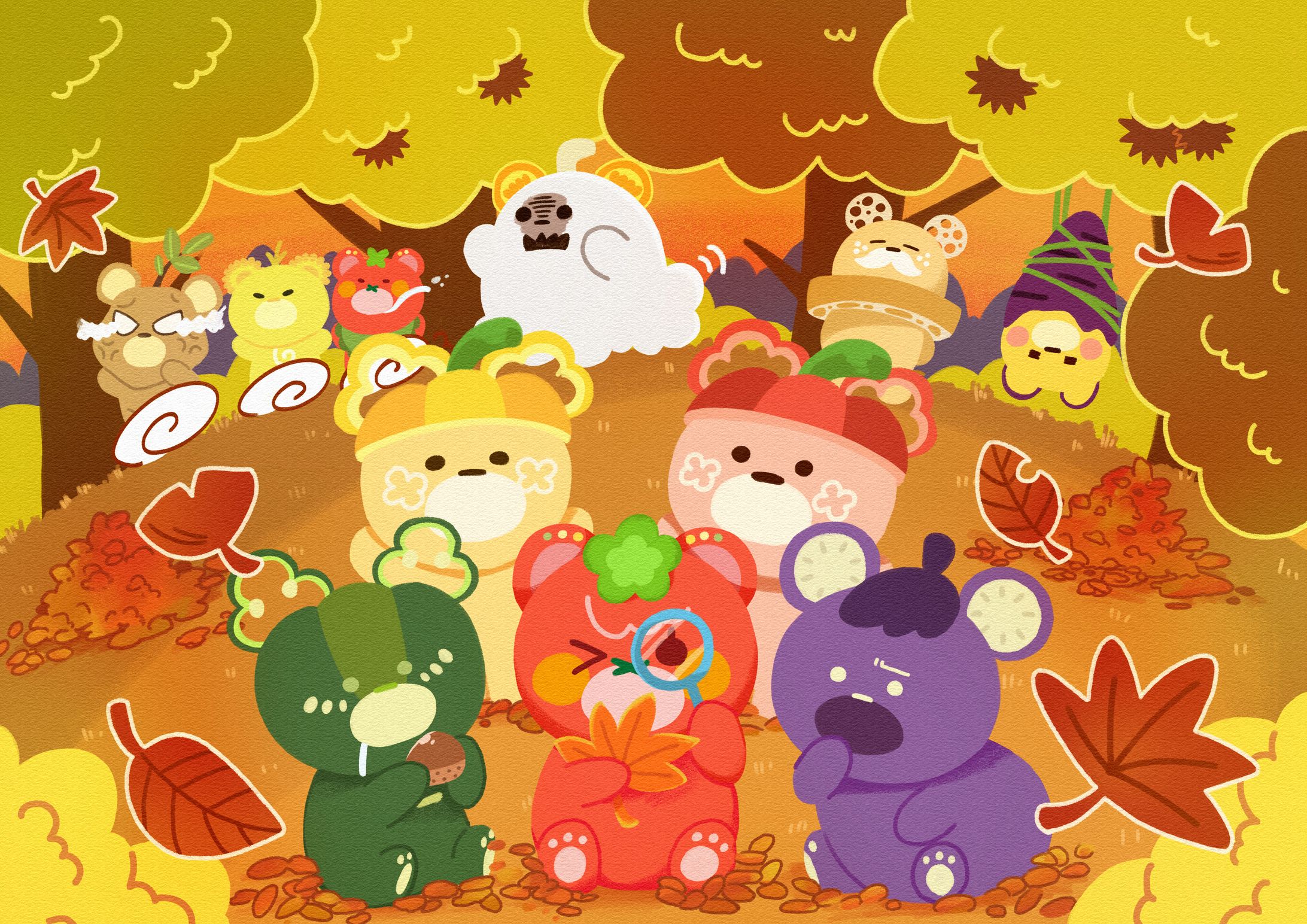 べじくま　-紅葉狩り--1