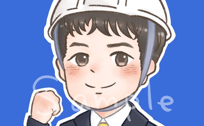 【オーダーイラスト】SNSアイコン（人物）