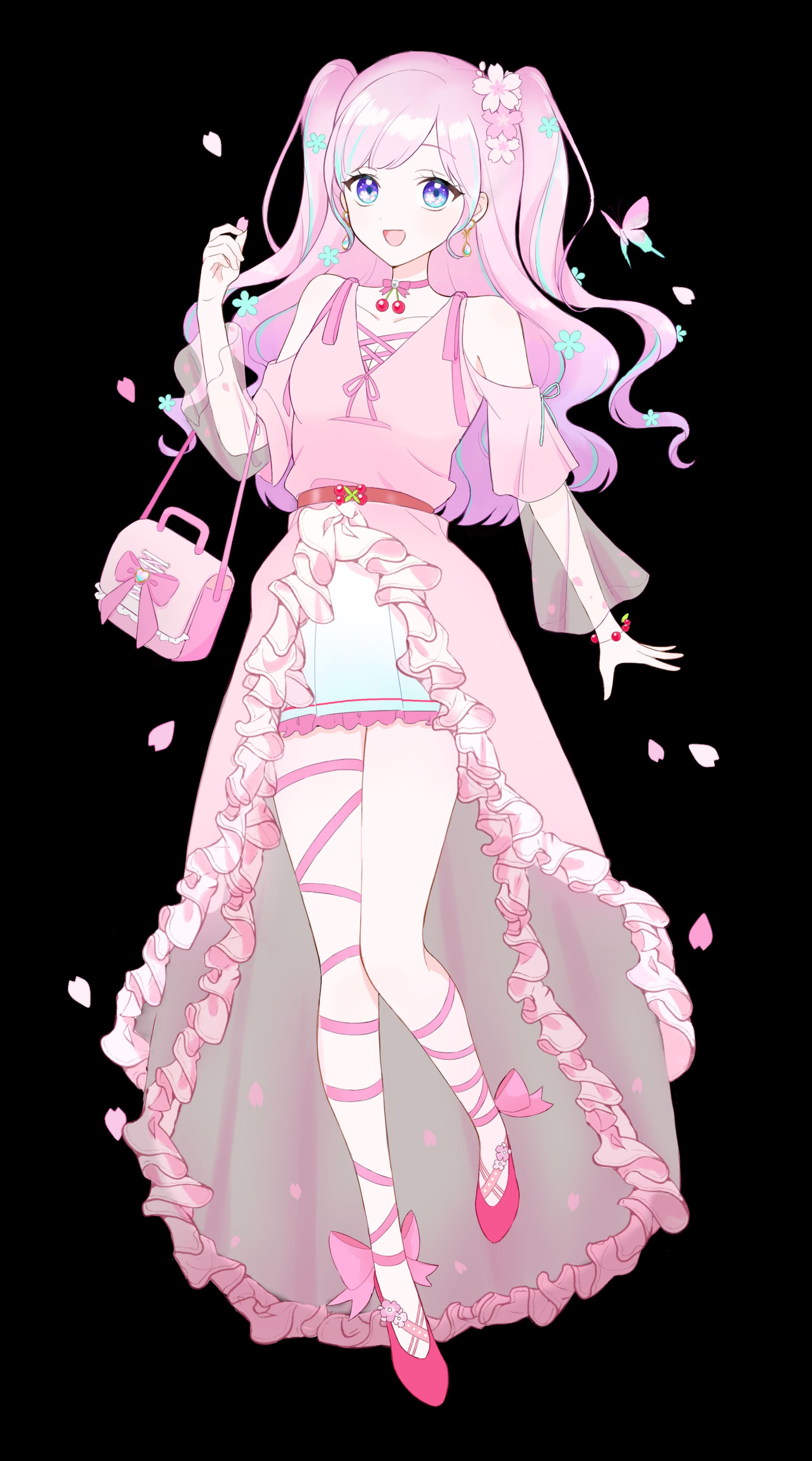 【ライバー立ち絵】藍華桜 様-1