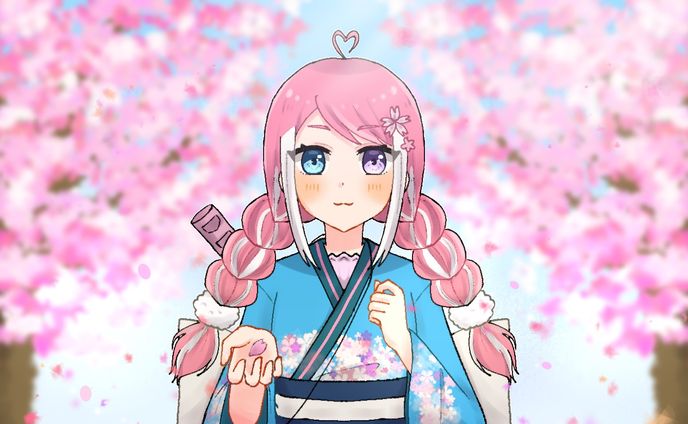 配信者(青空晴桜さん)