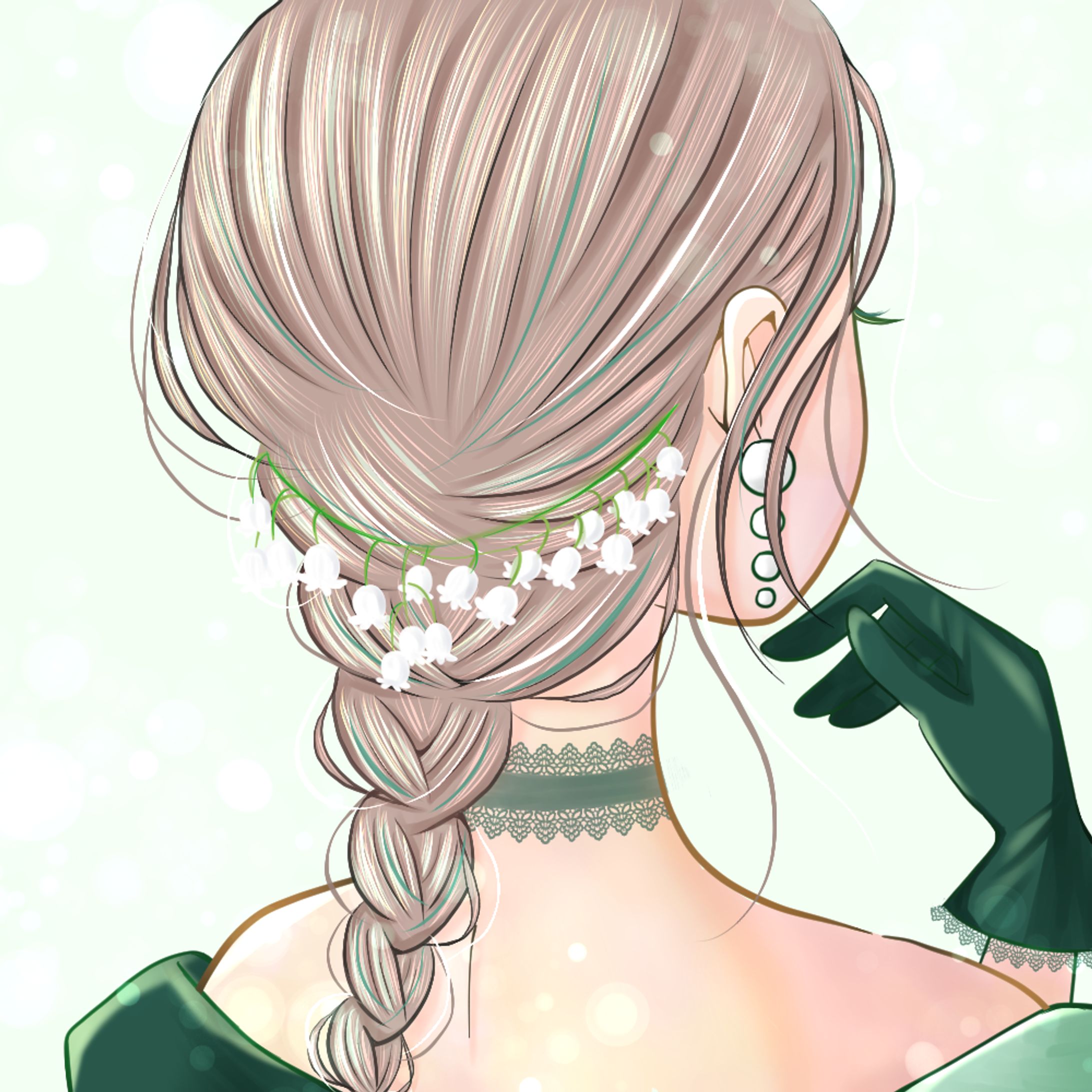 鈴蘭×ガール(後ろ姿)-1