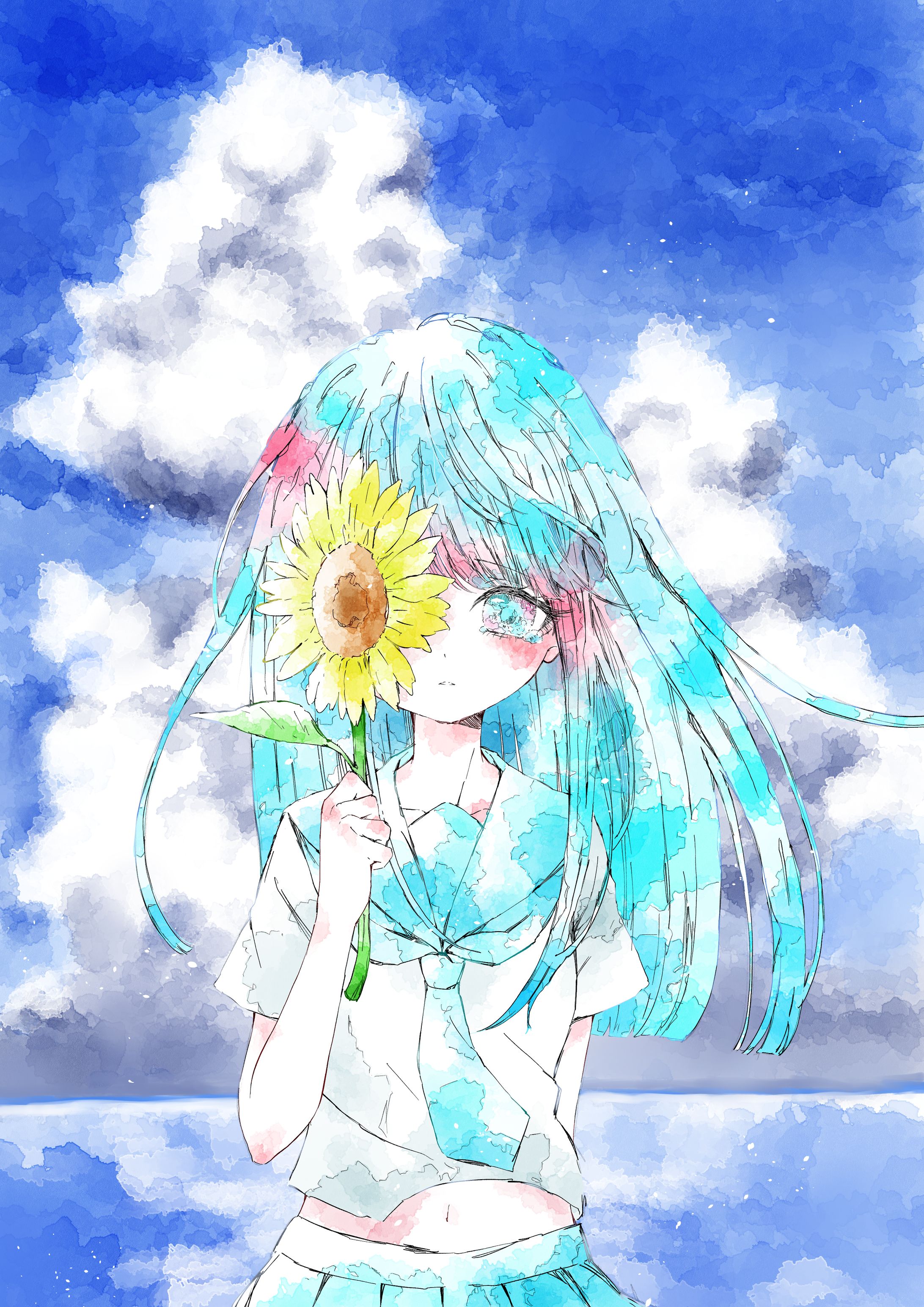 どこまでも青色-1