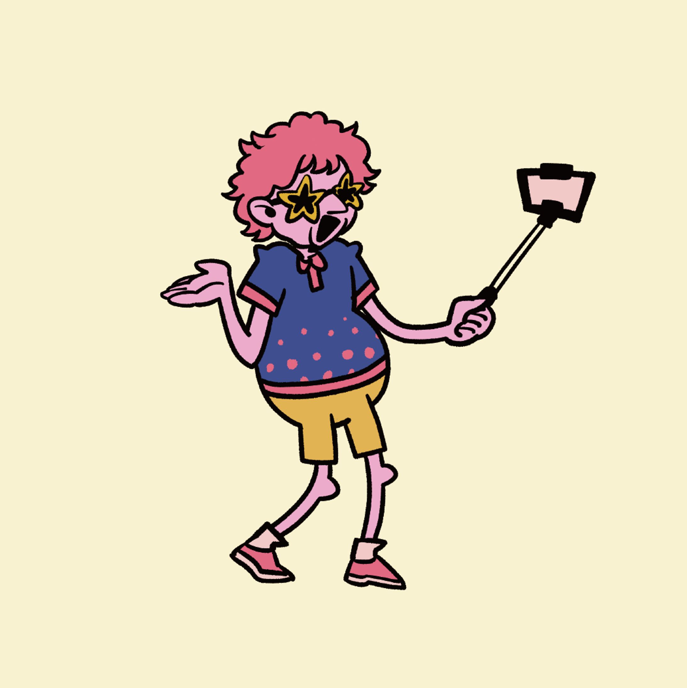 条南商店街マップ　キャラクターイラスト-1