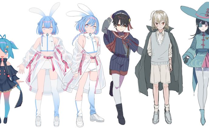 ポートフォリオ(立ち絵)