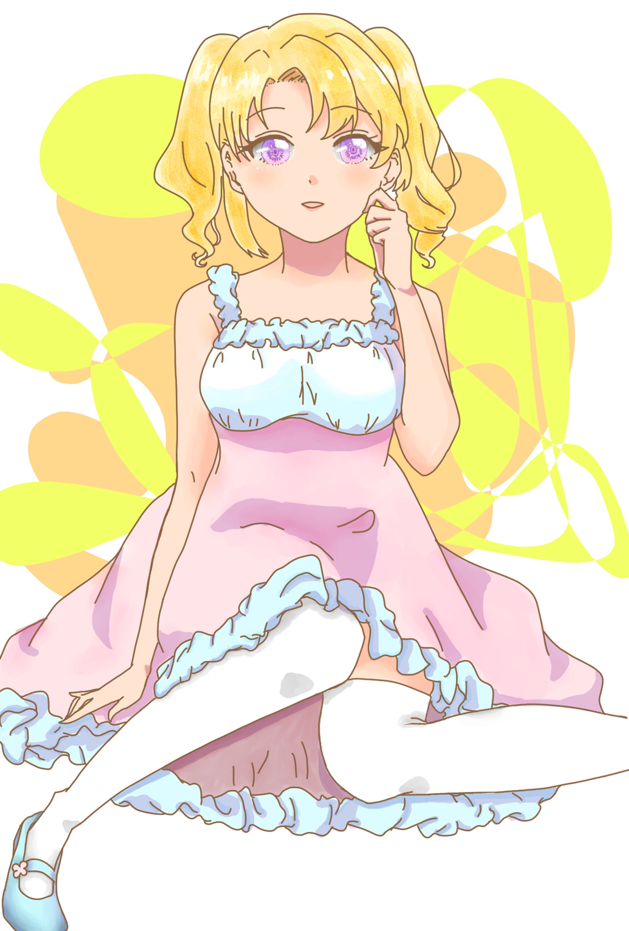 ポップカルチャー学科 2年 女の子座り-1