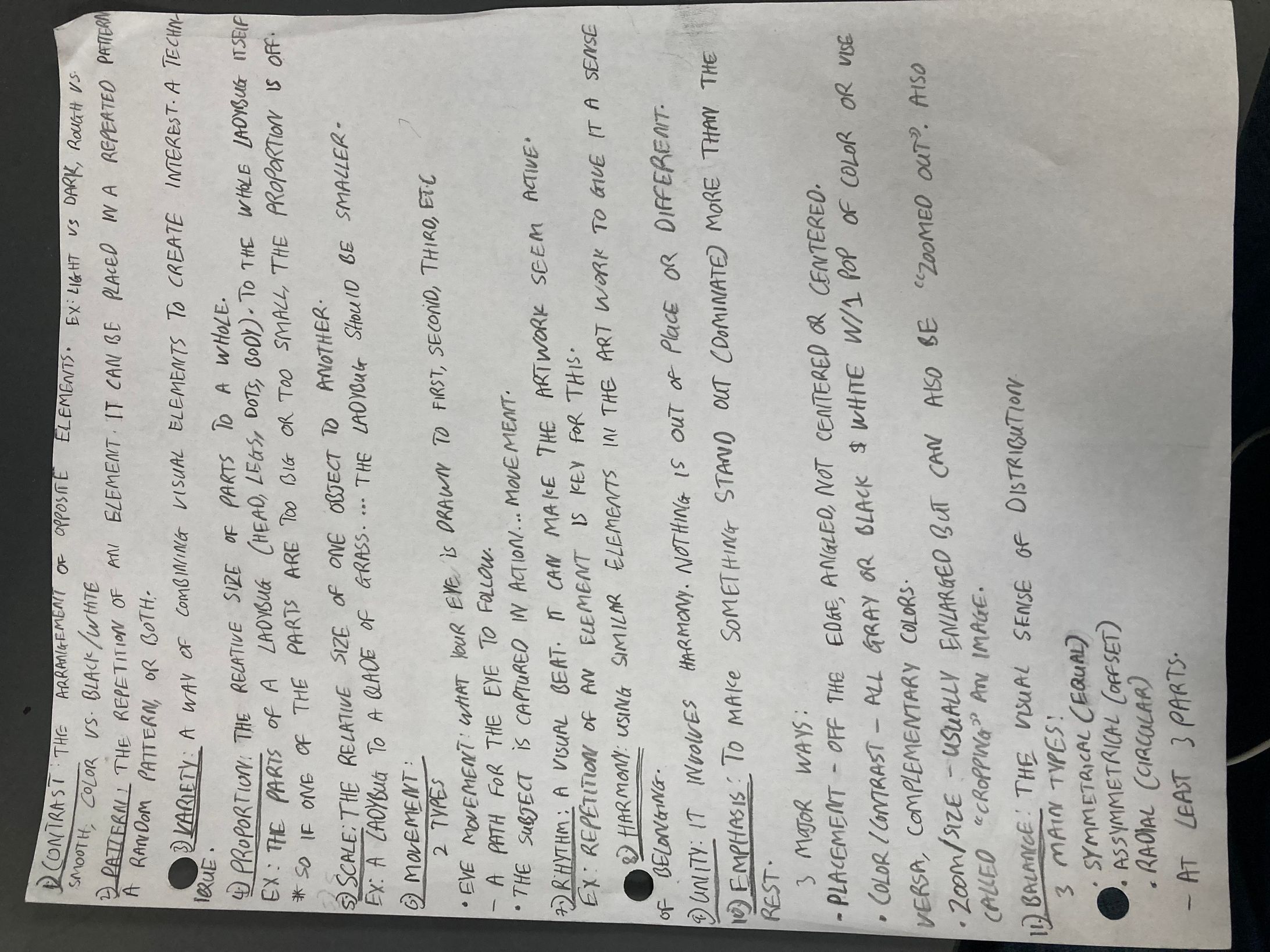 Principle of design notes -1