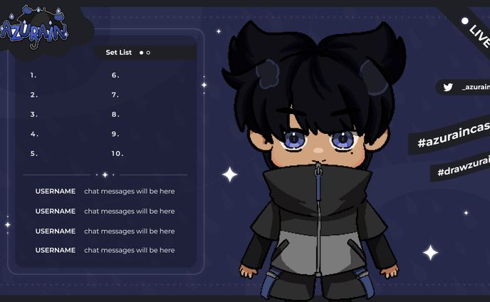 Overlay Azurain (Chat & Gaming)