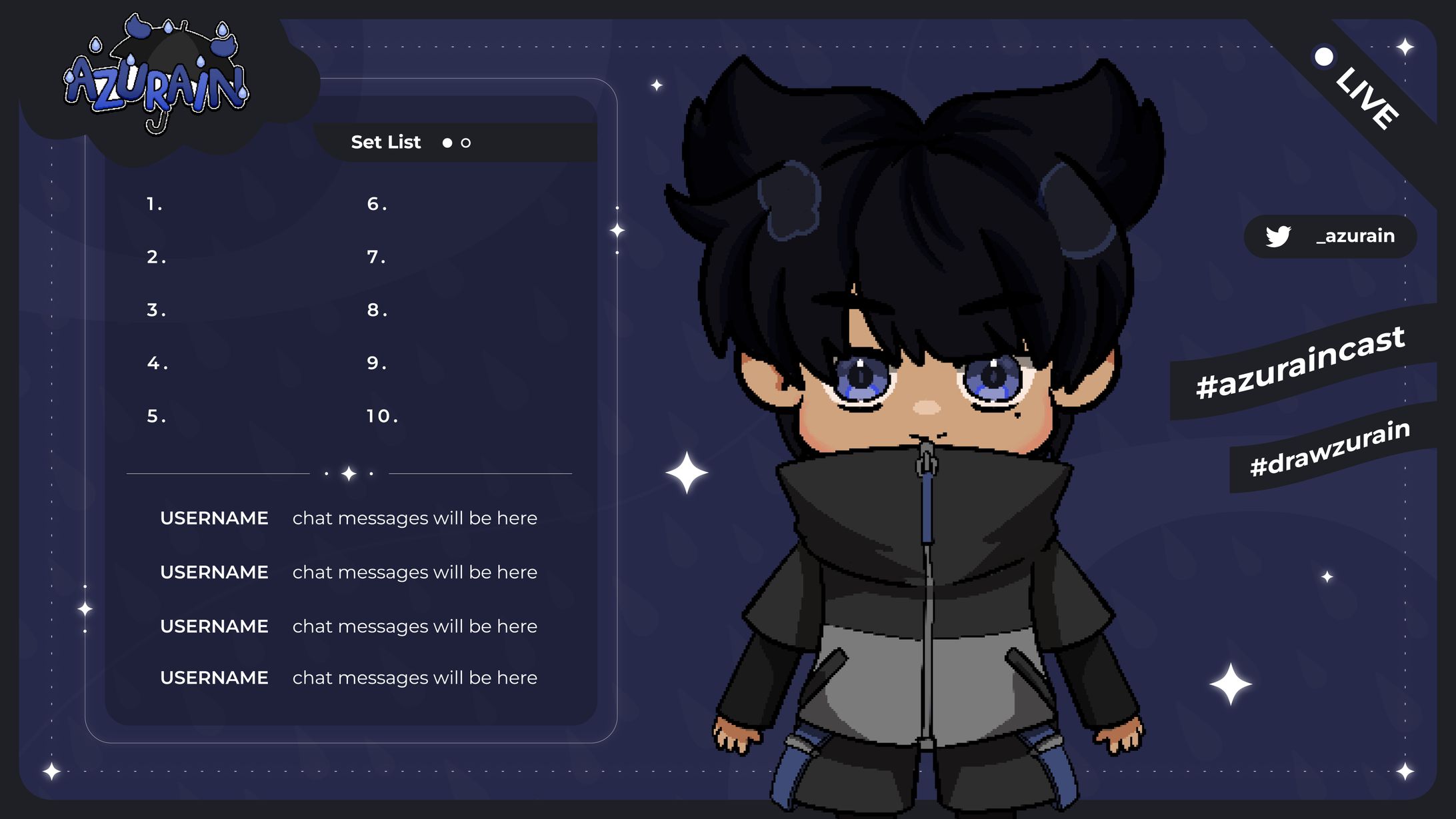 Overlay Azurain (Chat & Gaming)-1