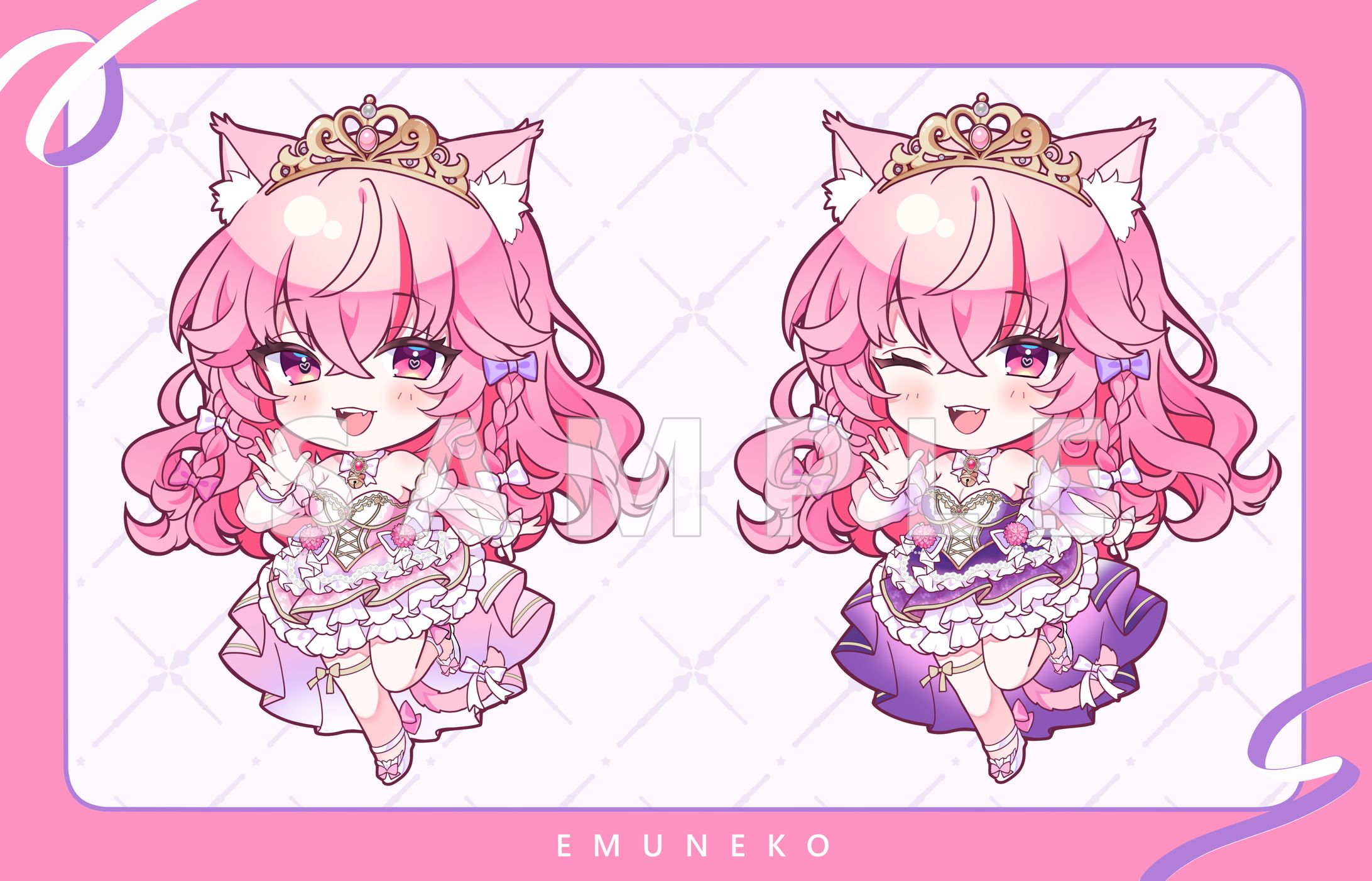 【ご依頼】えむねこ様 グッズ用SDイラスト-1