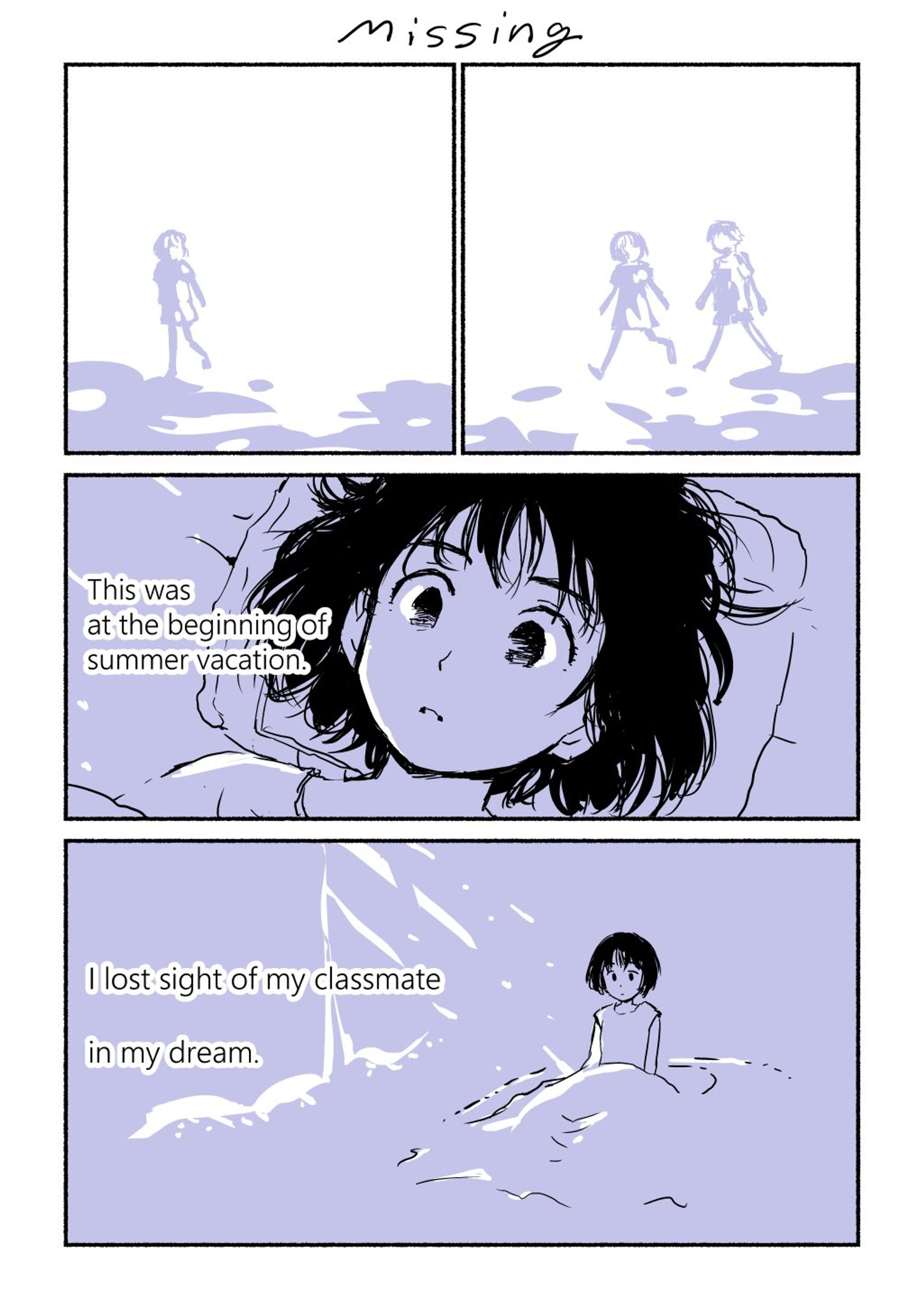Missing(English translation by machine) #Comic #Cartoon-1