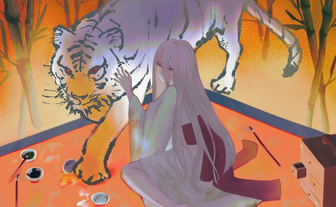 [自主制作]2022年正月イラスト