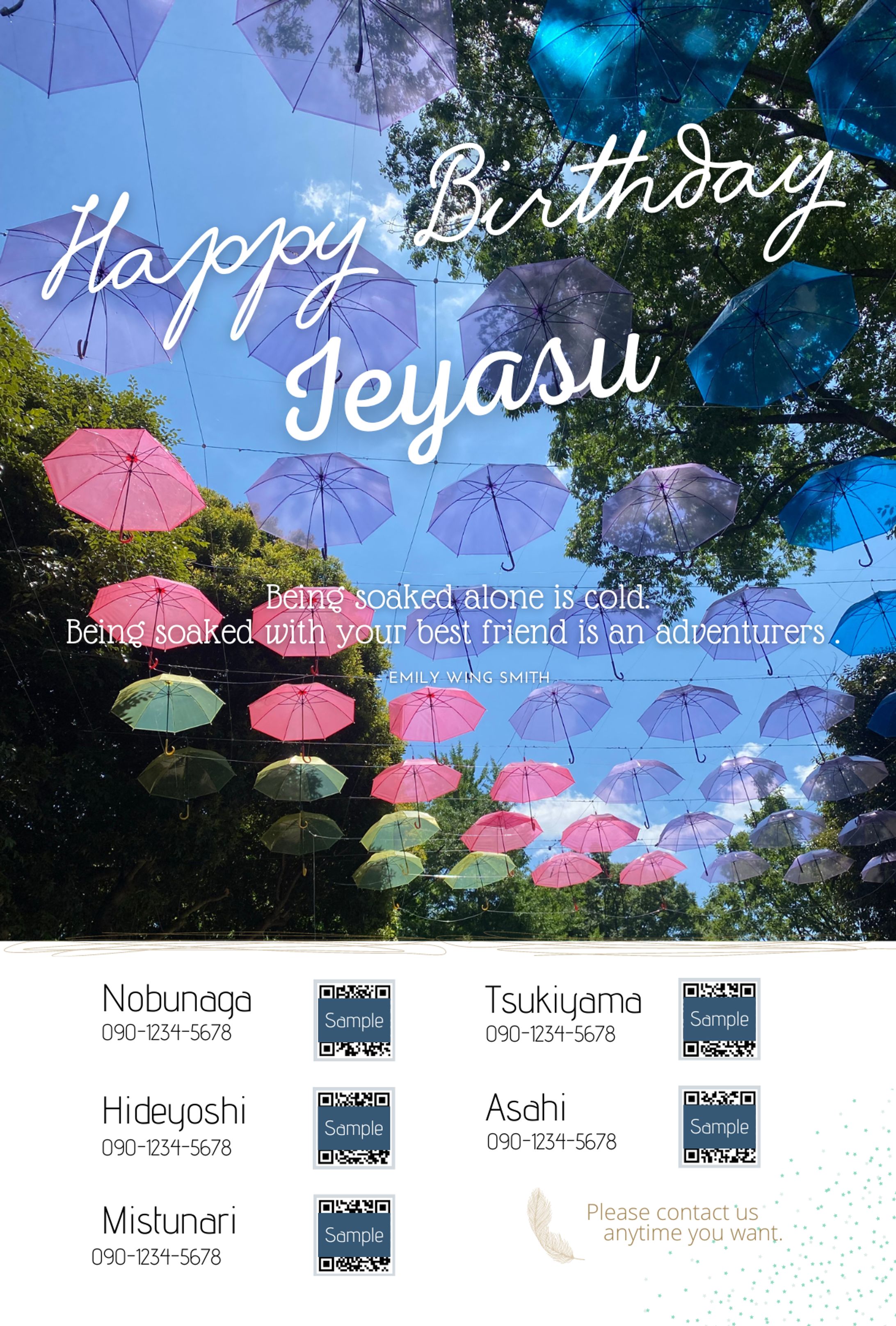 ポストカード　バースデー-1