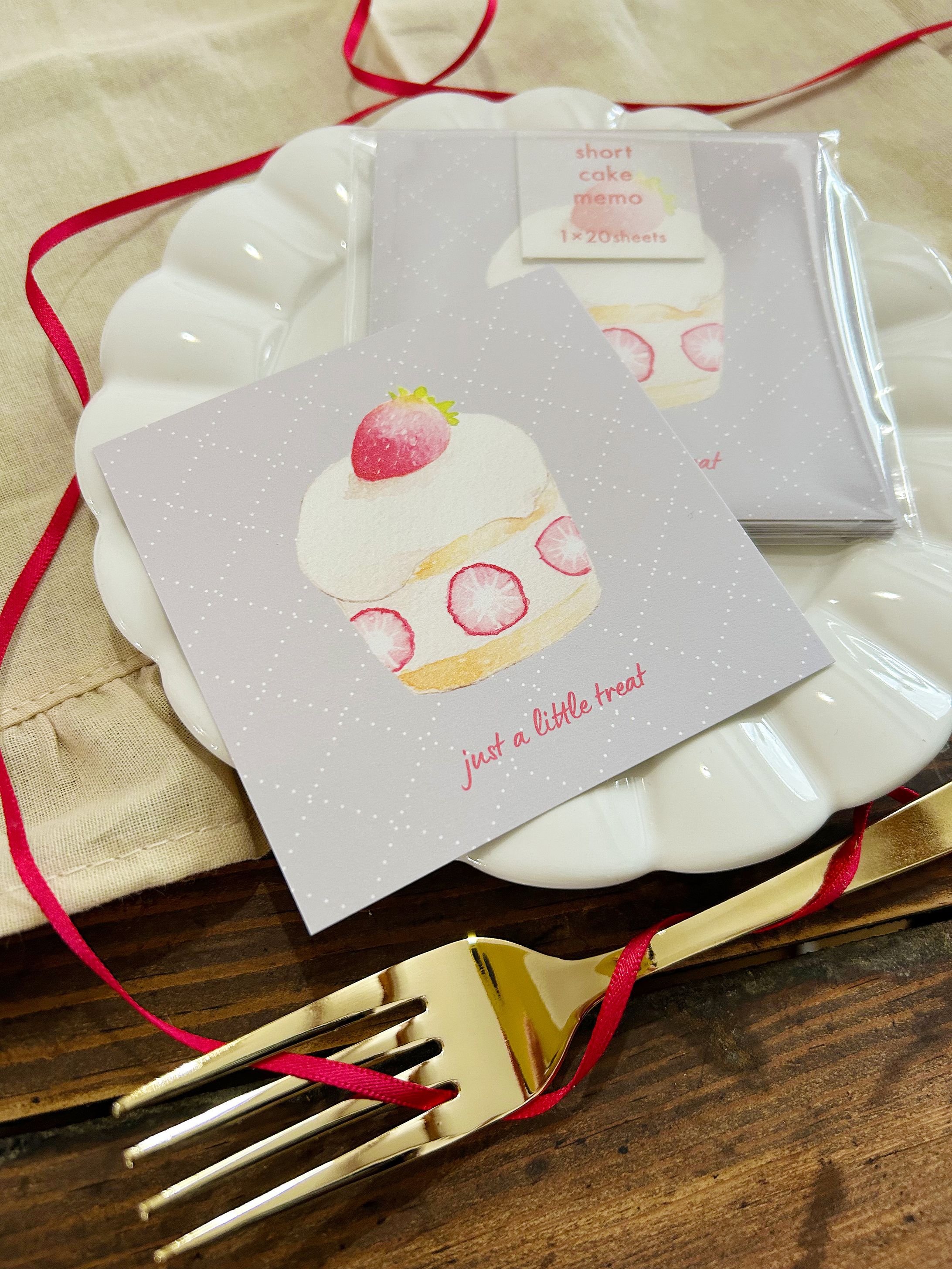 ショートケーキの裏紙メモ-1