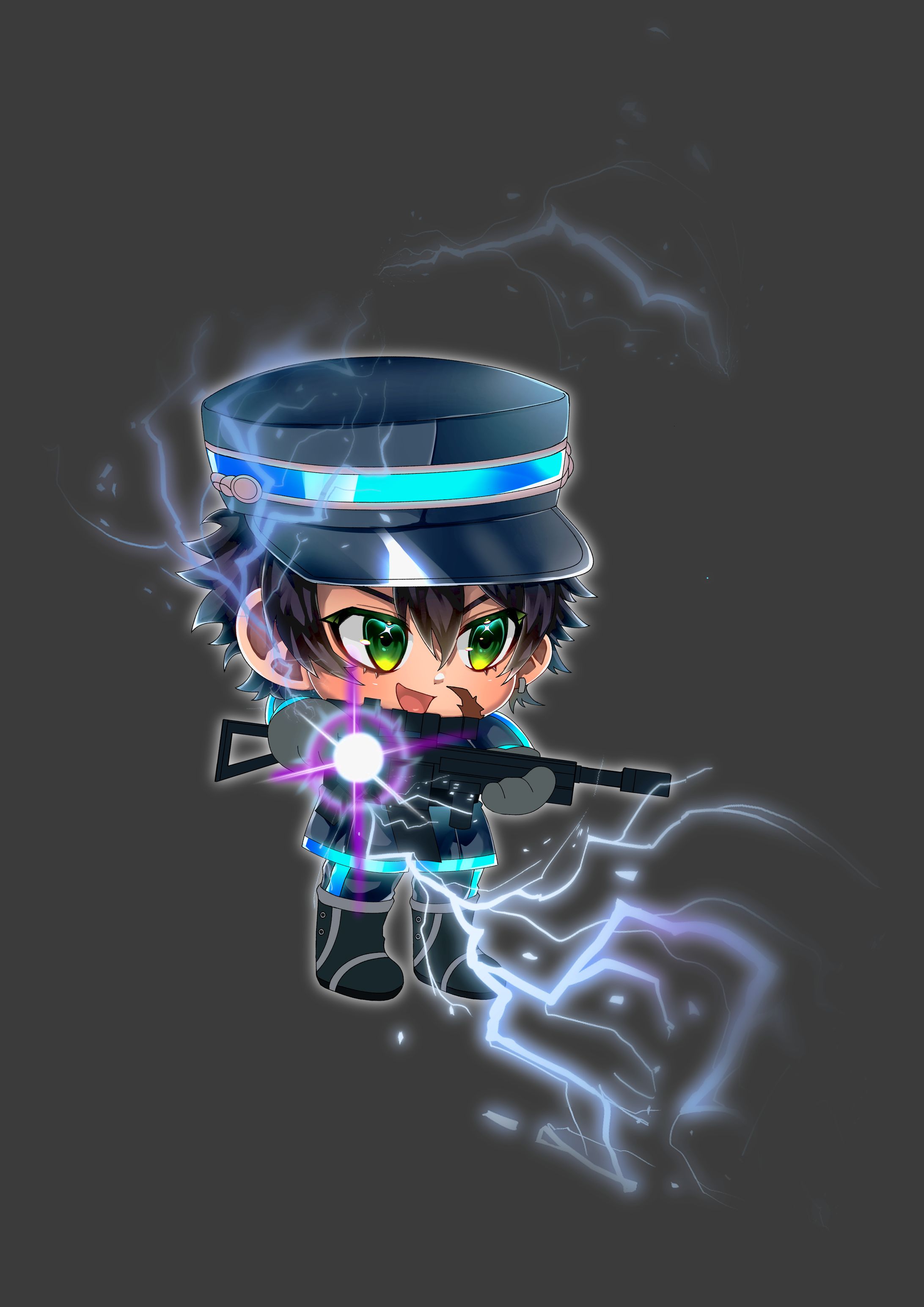 SDイラスト　(オリジナルキャラクター)-1