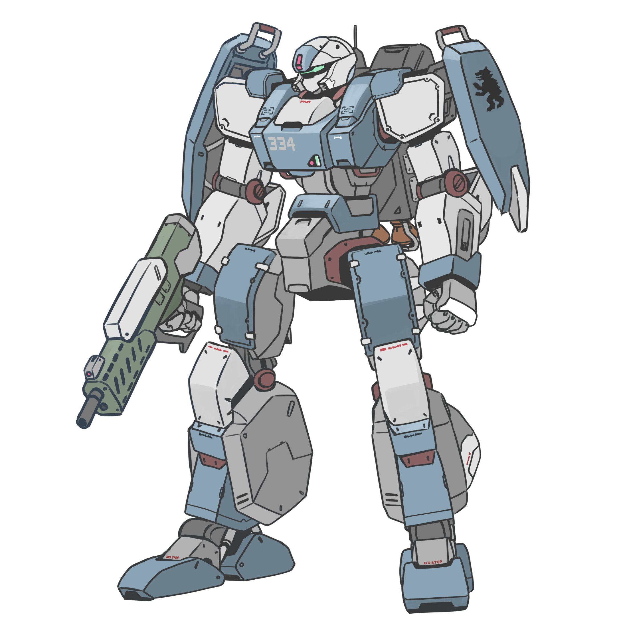 オリジナルデザイン：よくある量産型ロボット兵器-1